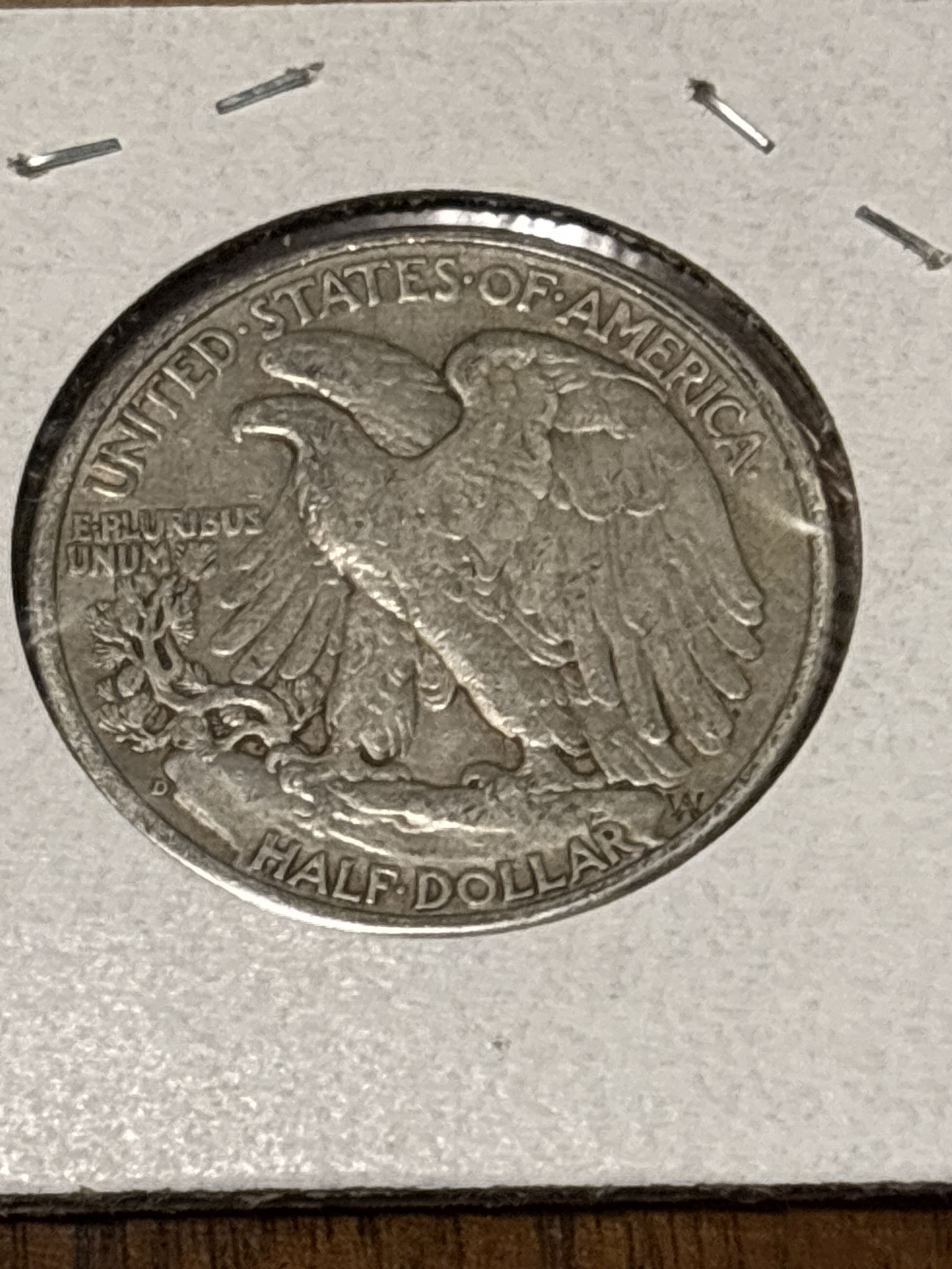 1941 D Walking Liberty SILVER Half Dollar as Shown in Photos XF - For Sale,  Buy Now Online - Item #967531