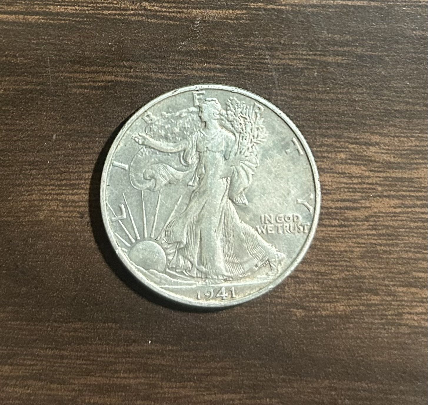 1941 S Walking Liberty - VF - For Sale, Buy Now Online - Item #970067