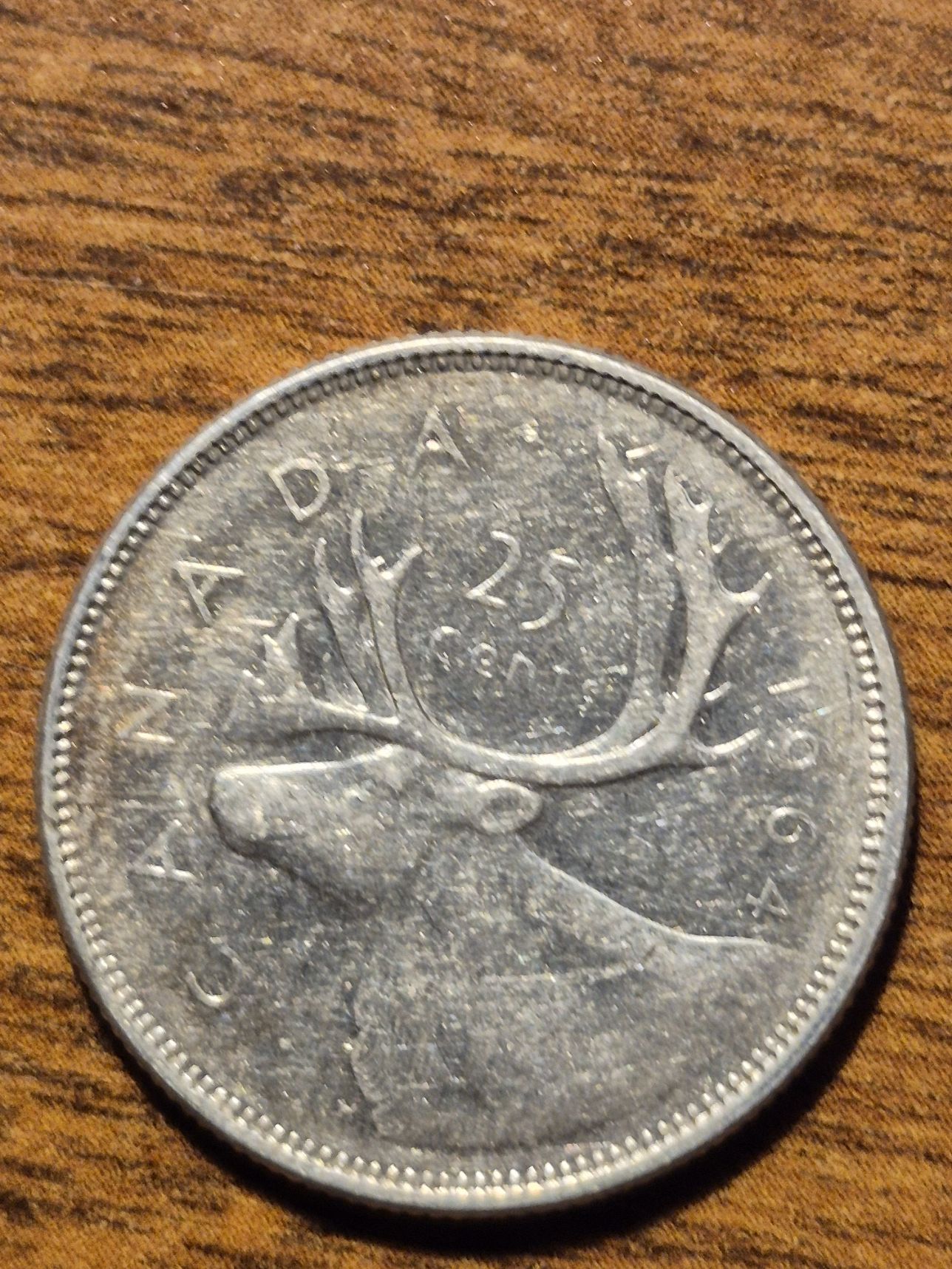 1964 Canadian 25 cents - For Sale, Buy Now Online - Item #973115