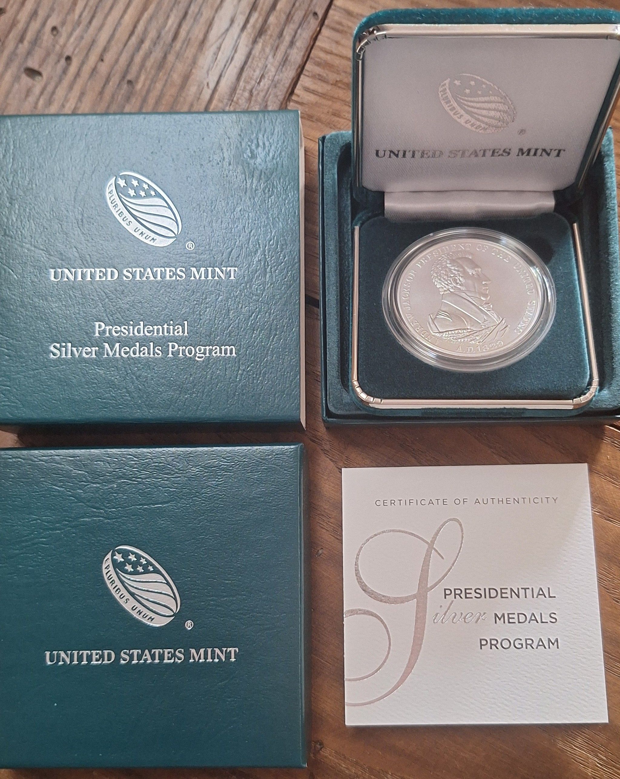 US Mint Presidential Silver Medals Program 