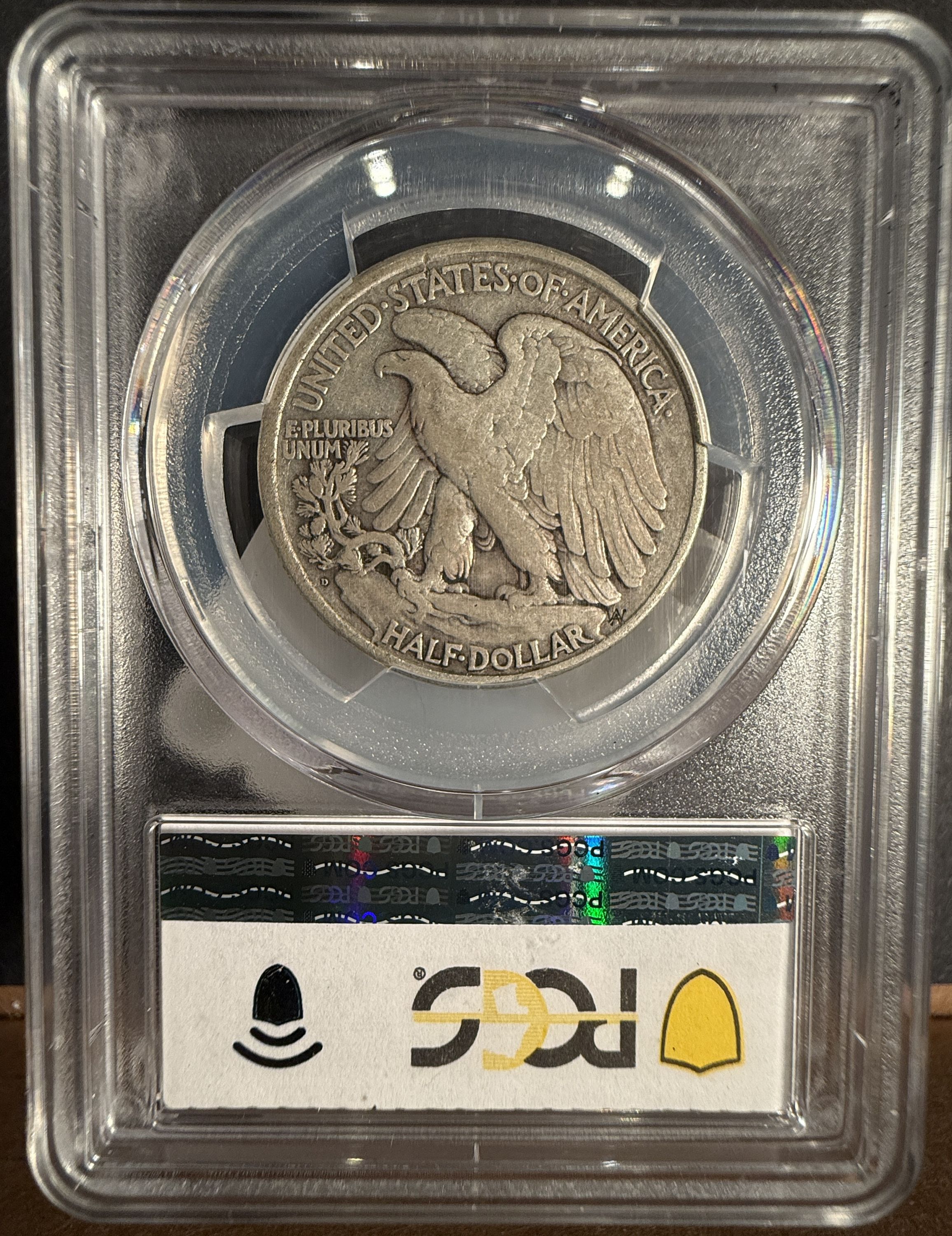 1920-D Walking Liberty Half Dollar, VF20. PCGS (14124) - For Sale