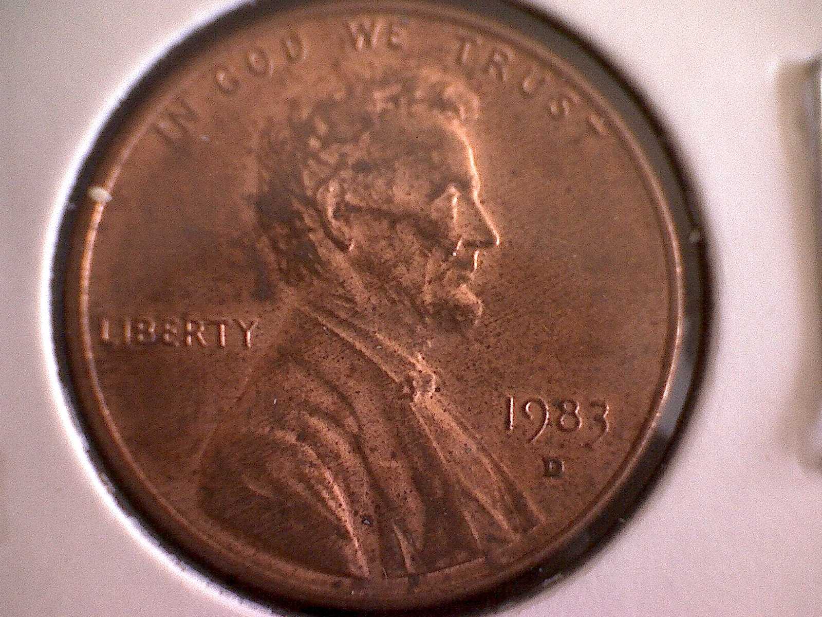 1983 D Lincoln Memorial Cent