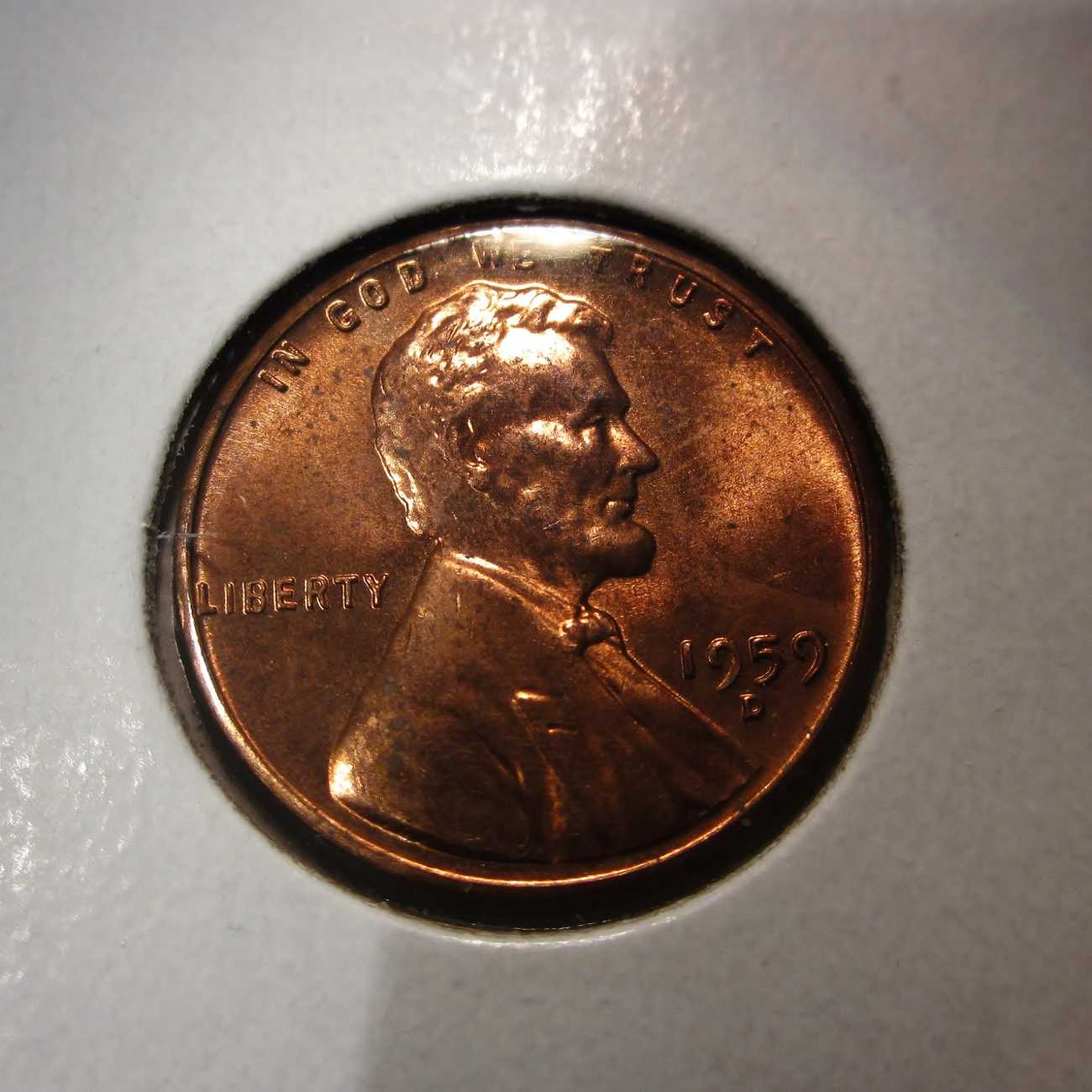 1959 d lincoln memorial cent small cents nice penny for grading chart