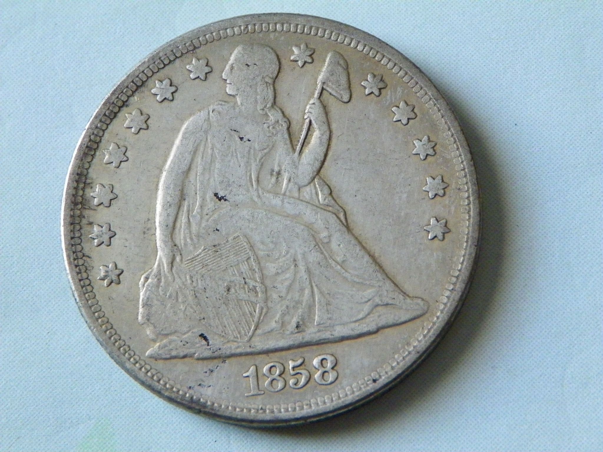 75 Dollars In 1858 - 8cphtuy