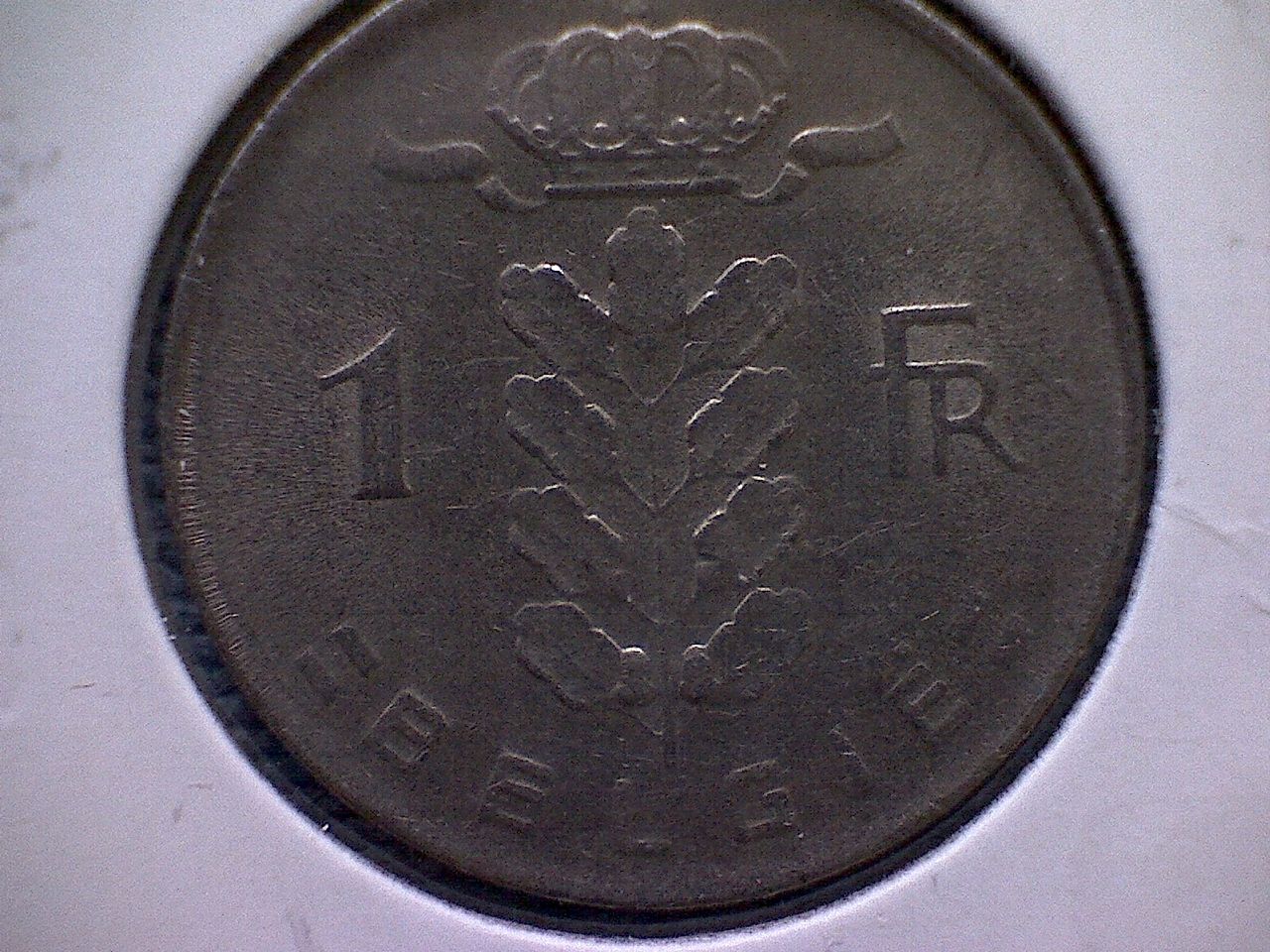 1975 BELGIUM ONE FRANC For Sale, Buy Now Online Item 117317