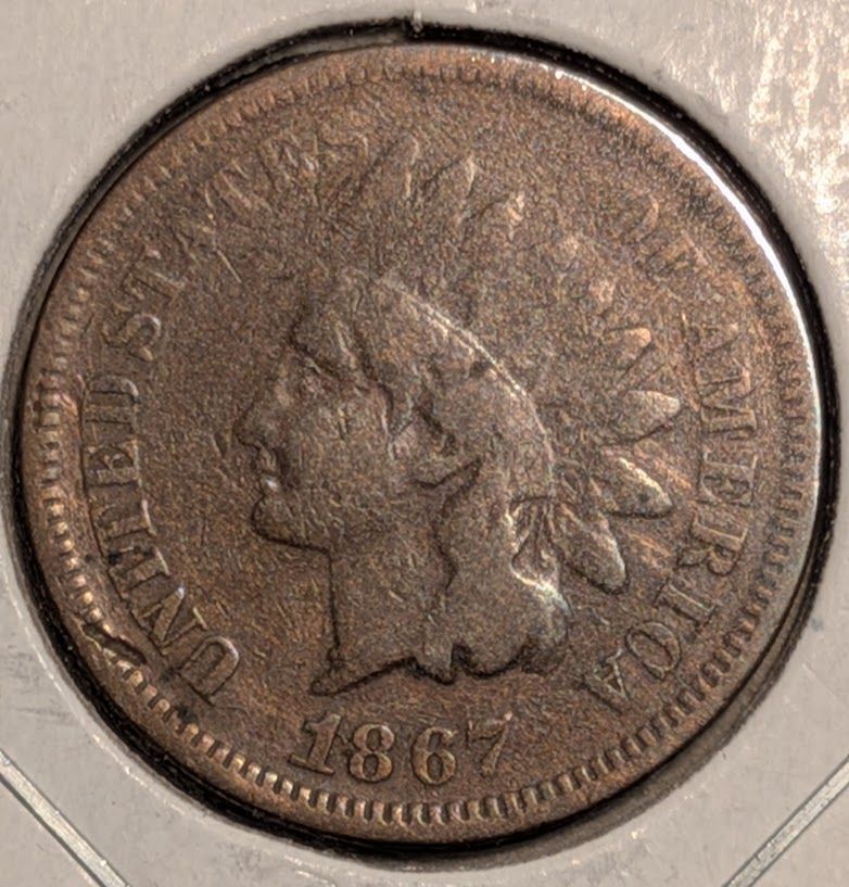 1867 Indian Head Cent - For Sale, Buy Now Online - Item #1023465