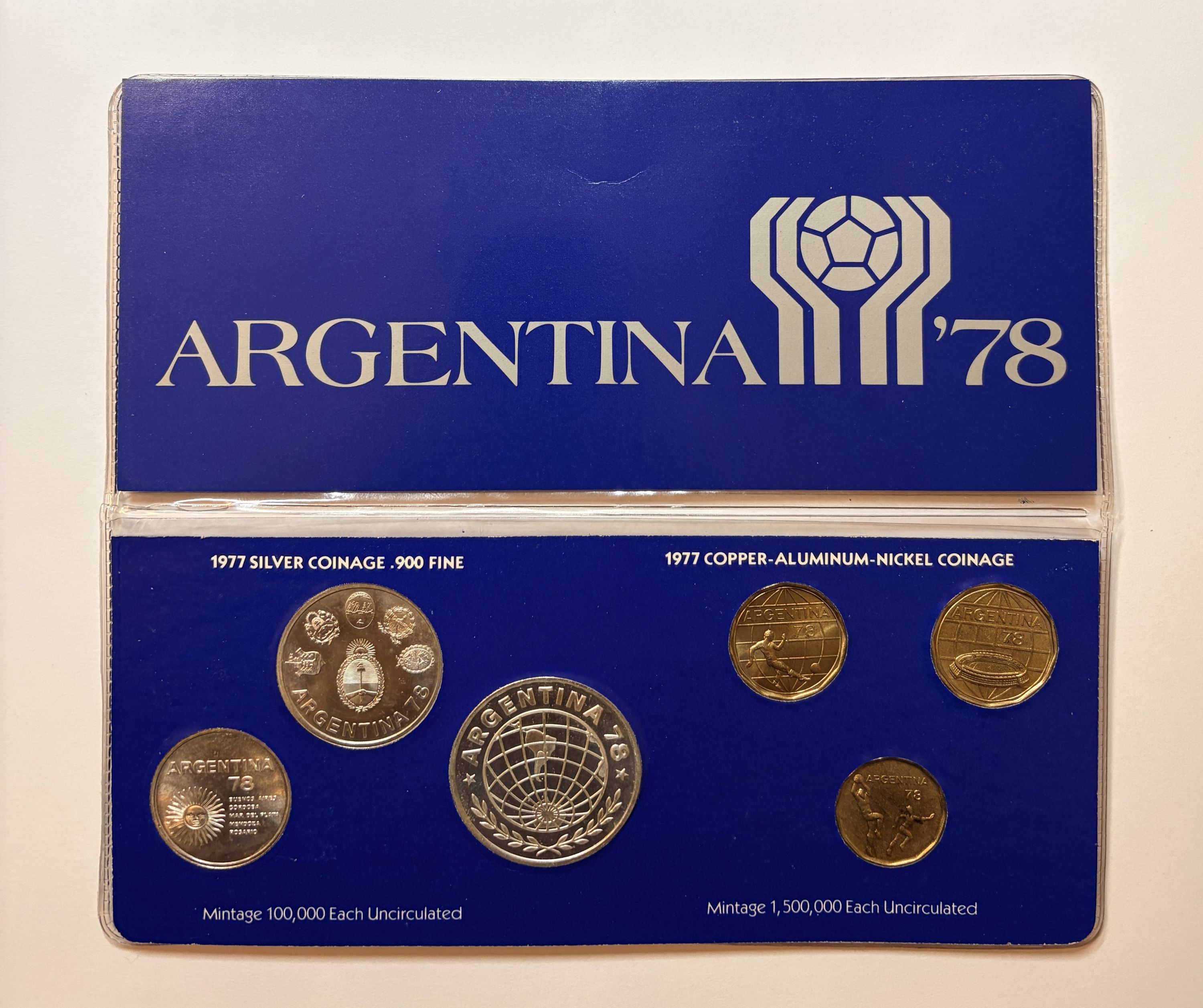 1978 Argentina FIFA World Cup Silver Coin Set - For Sale, Buy Now