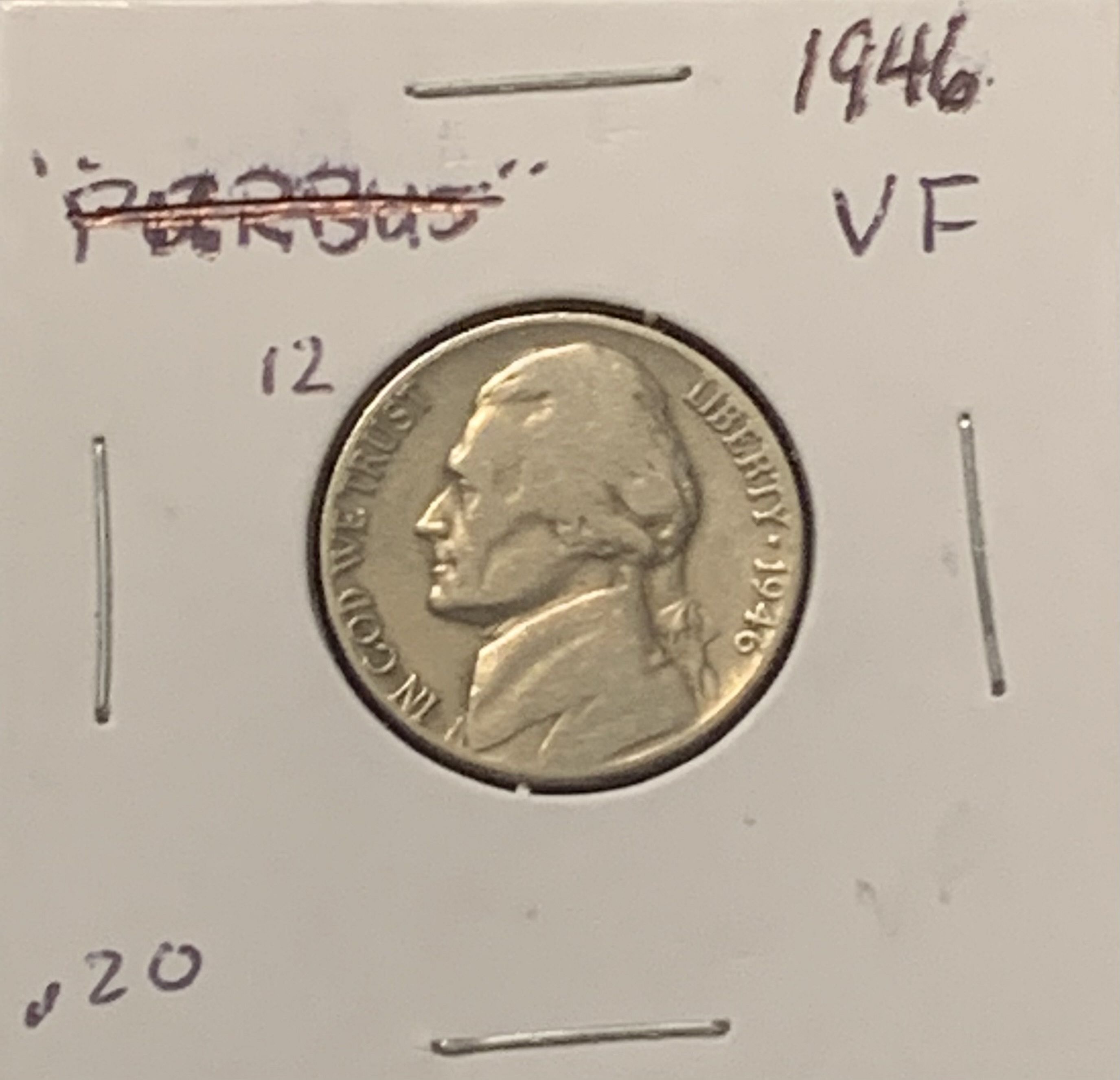 1946 JEFFERSON NICKEL VF COND BIN .20 - For Sale, Buy Now Online