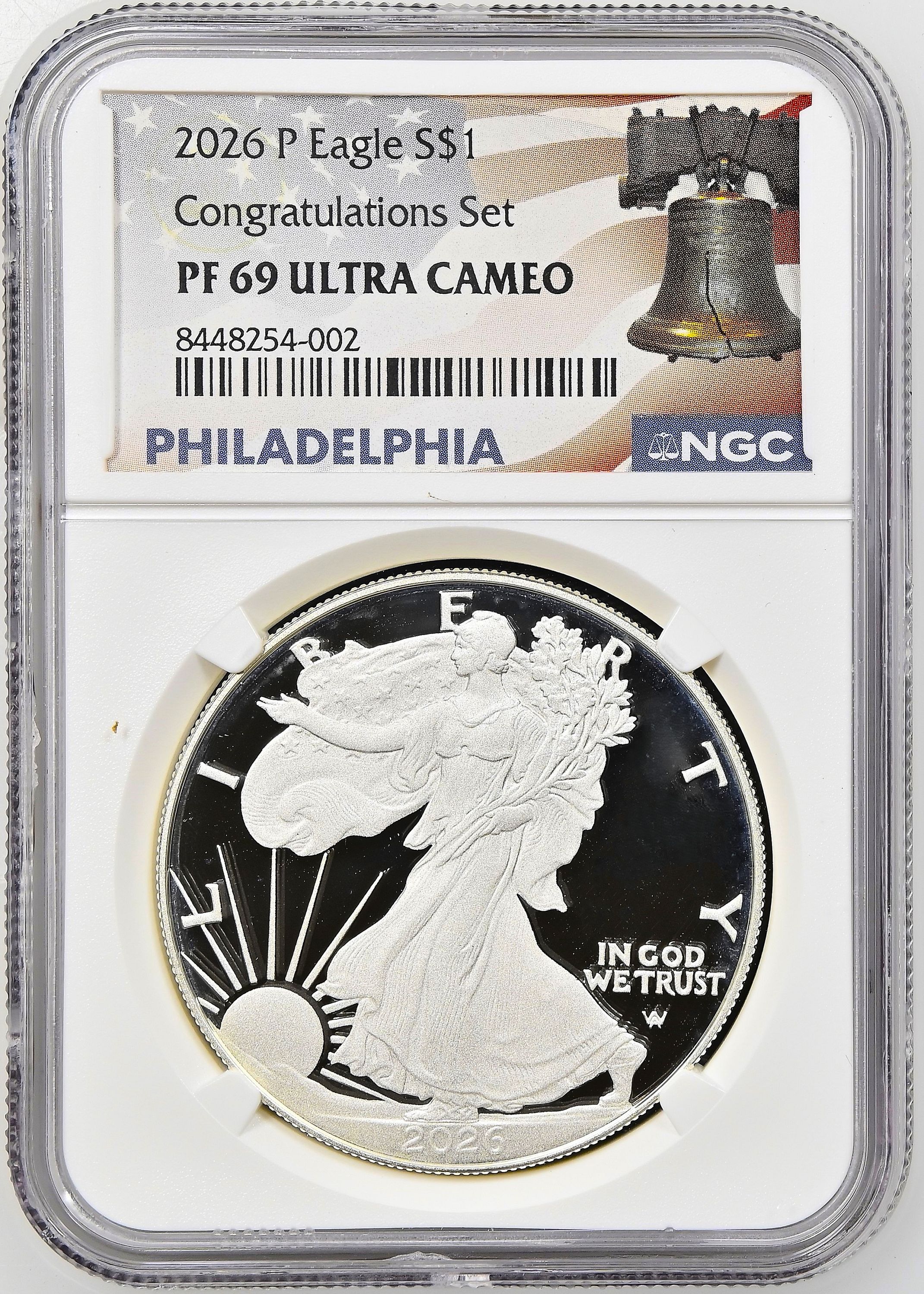 2026 P Congratulations Set Proof Silver Eagle $1 NGC PF 69 FR 250