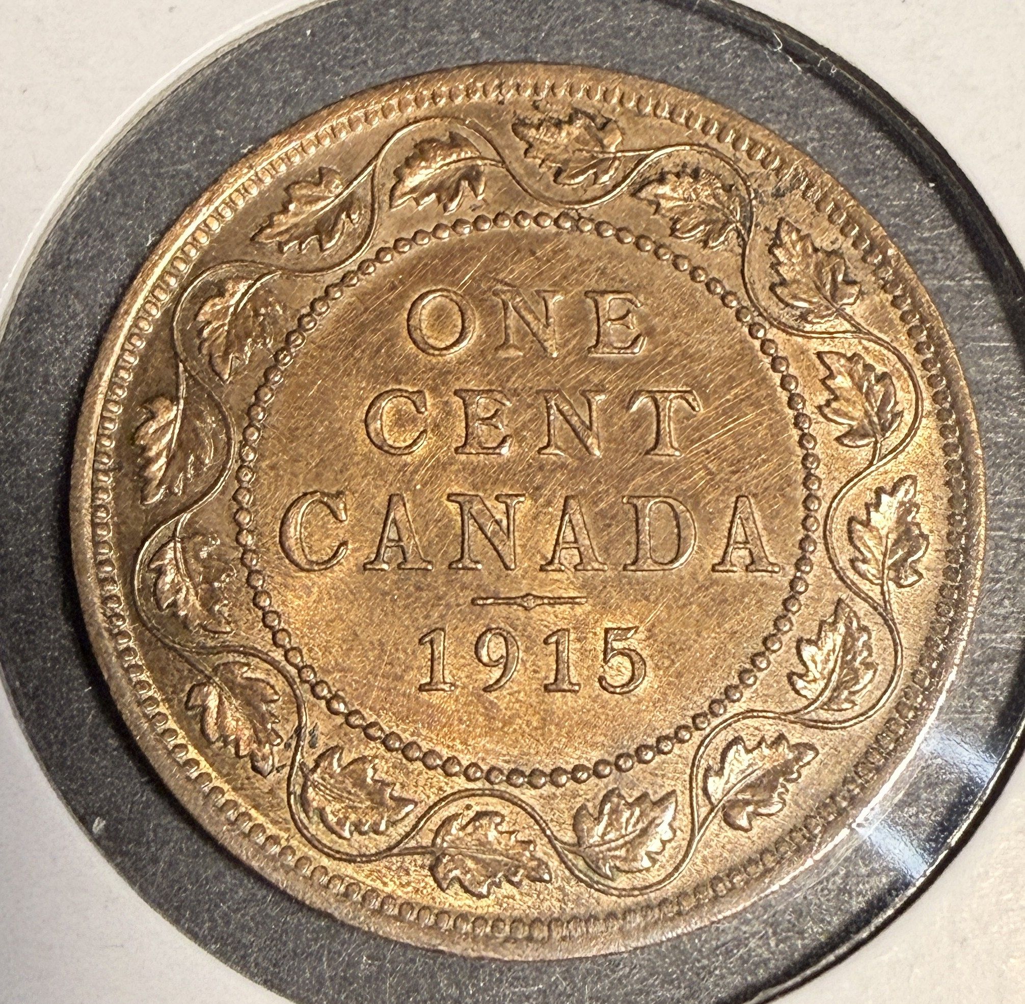 1915 Canadian Large Cent, Choice Uncirculated Red. (20558) - For