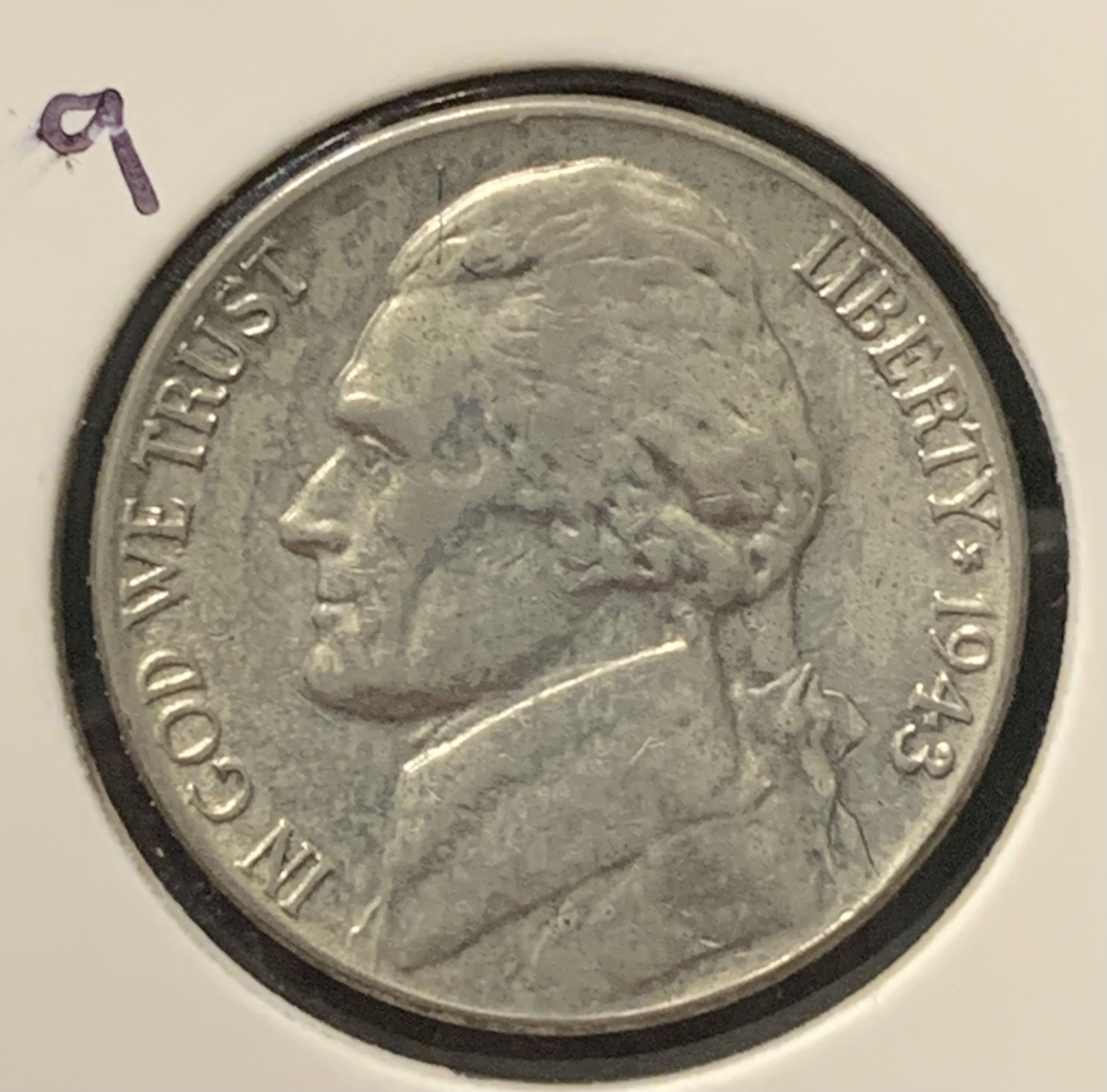 1943-P JEFFERSON NICKEL AU55 BIN 9.25 - For Sale, Buy Now Online
