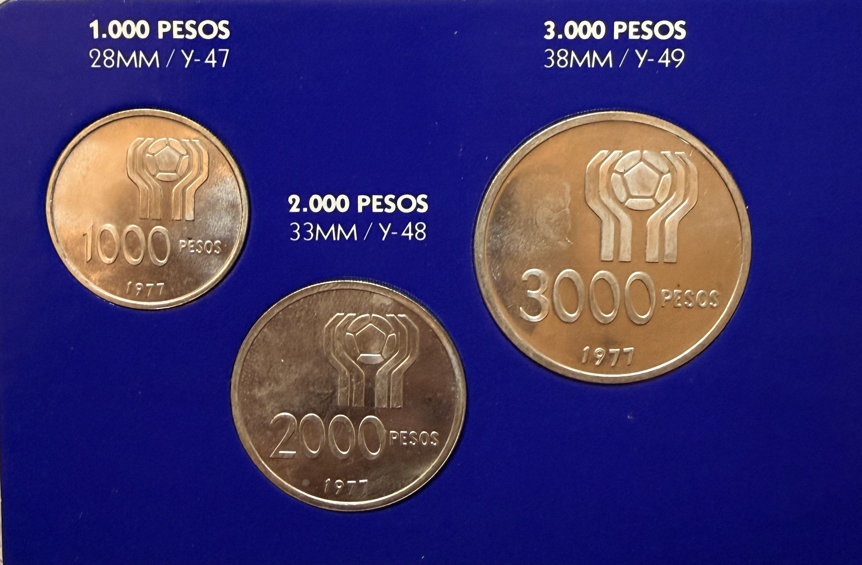 1978 Argentina FIFA World Cup Silver Coin Set - For Sale, Buy Now