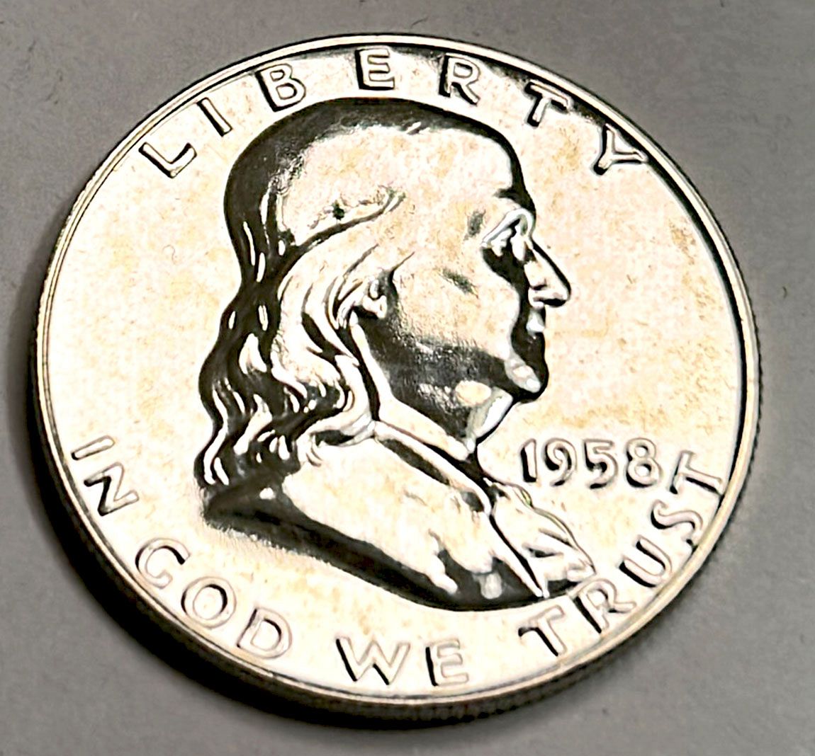 1958 Franklin Half Dollars. 5321 - For Sale, Buy Now Online - Item