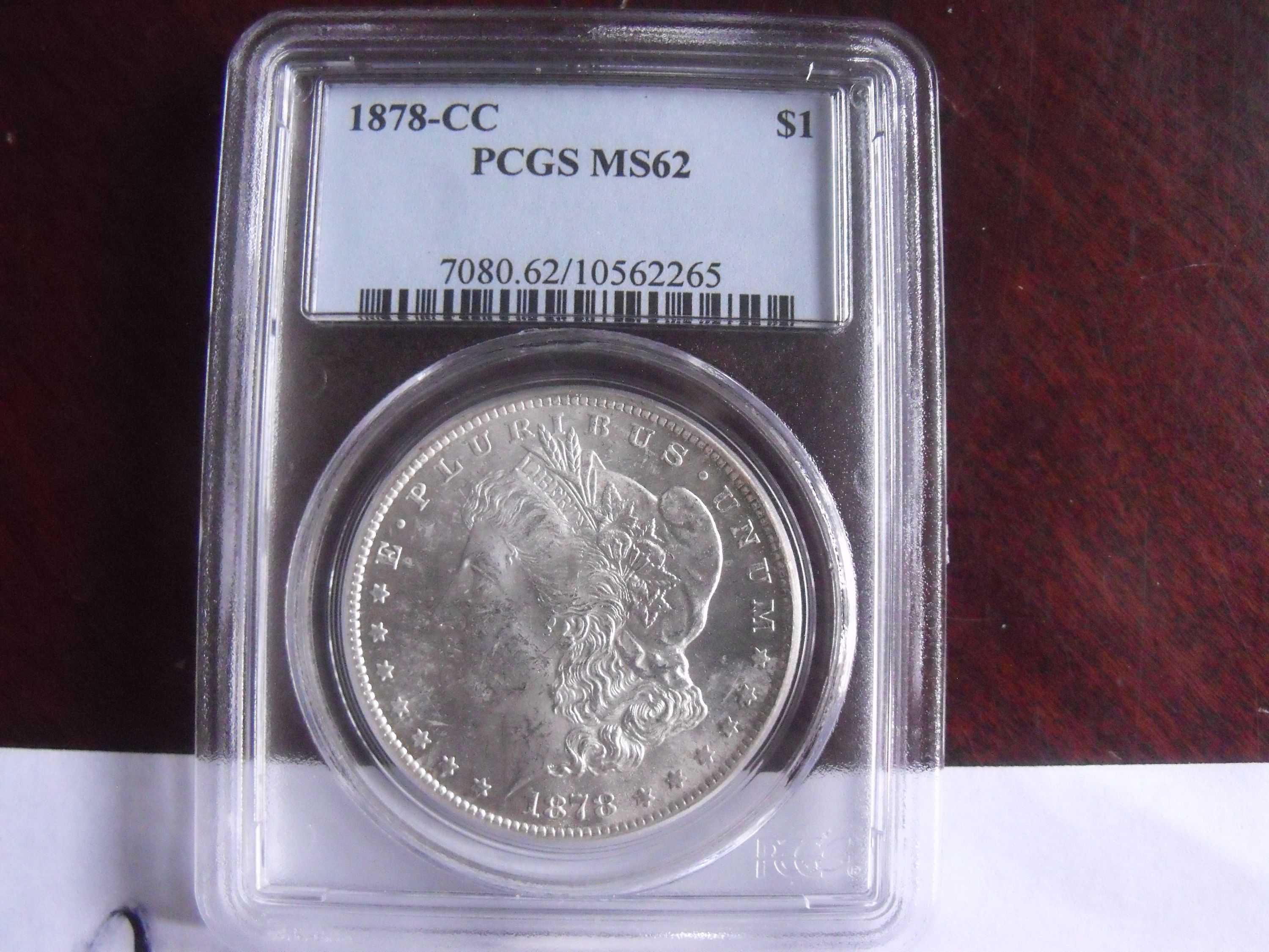 1878 CC PCGS MS 62 Brilliant Choice UNCIRCULATED - For Sale, Buy