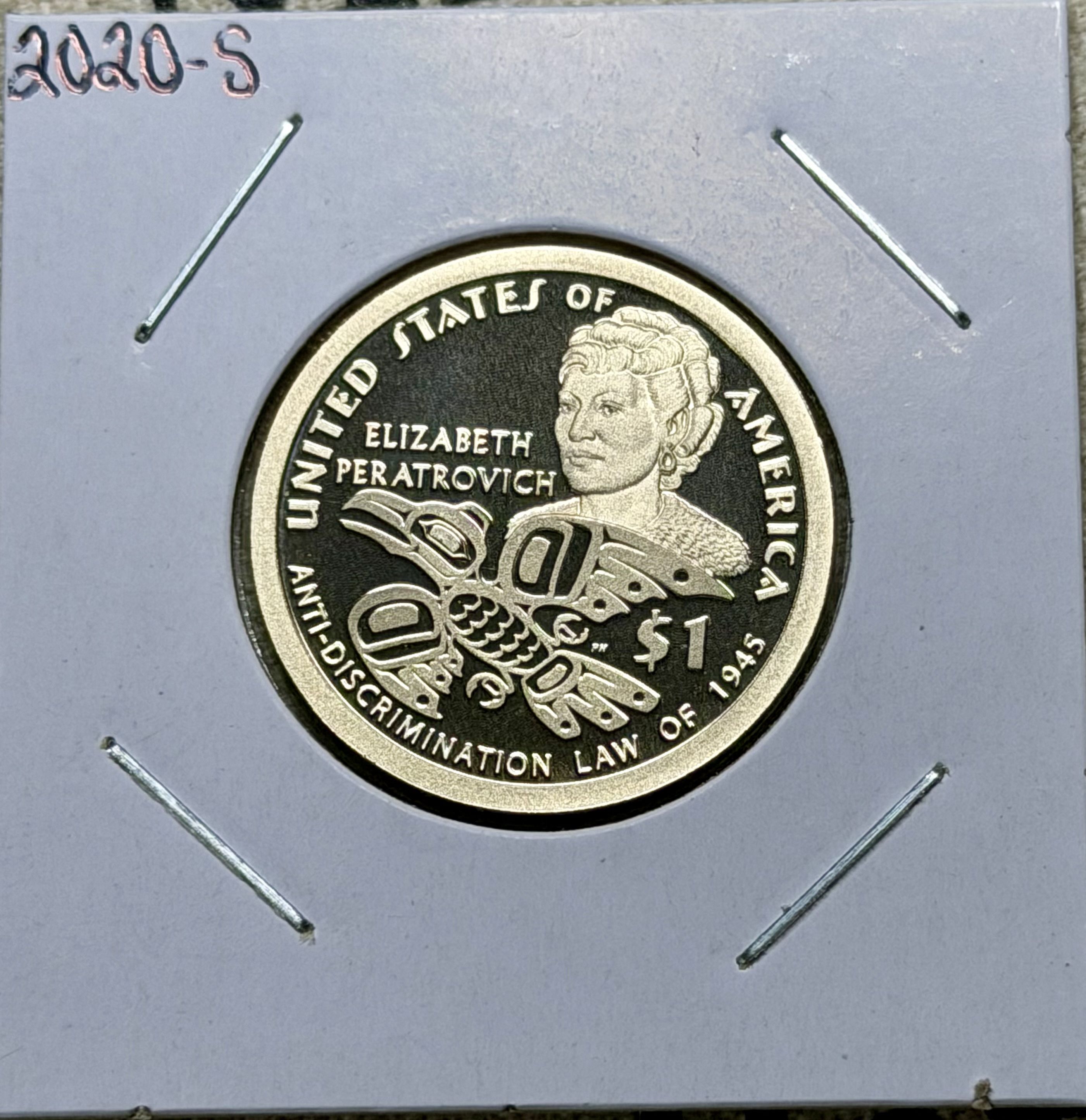 2020-S Ultra Cameo Sacagawea Proof US Gold Dollar - For Sale, Buy