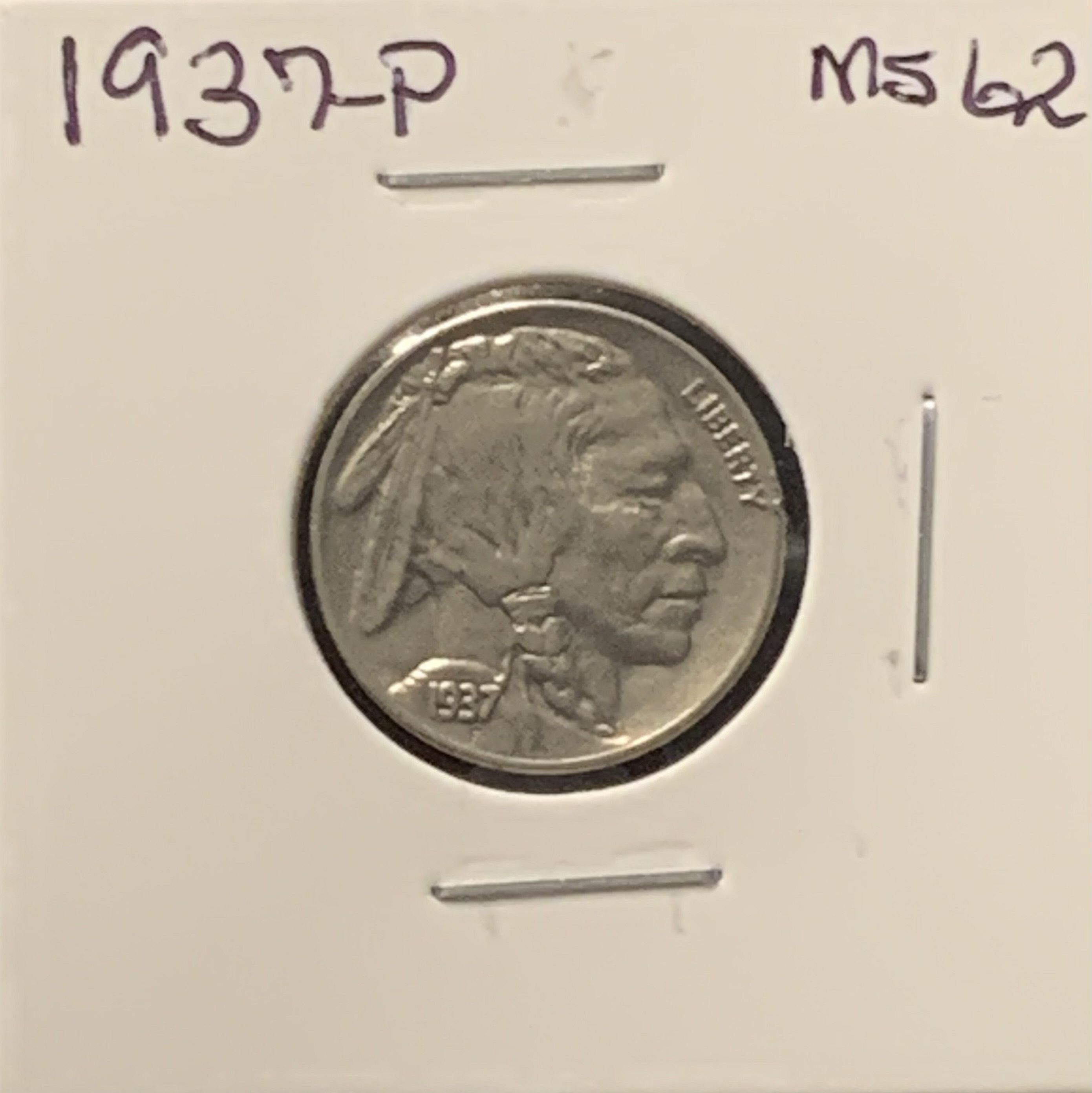 1937-P BUFFALO NICKEL MS62 COND BIN 22.00 - For Sale, Buy Now