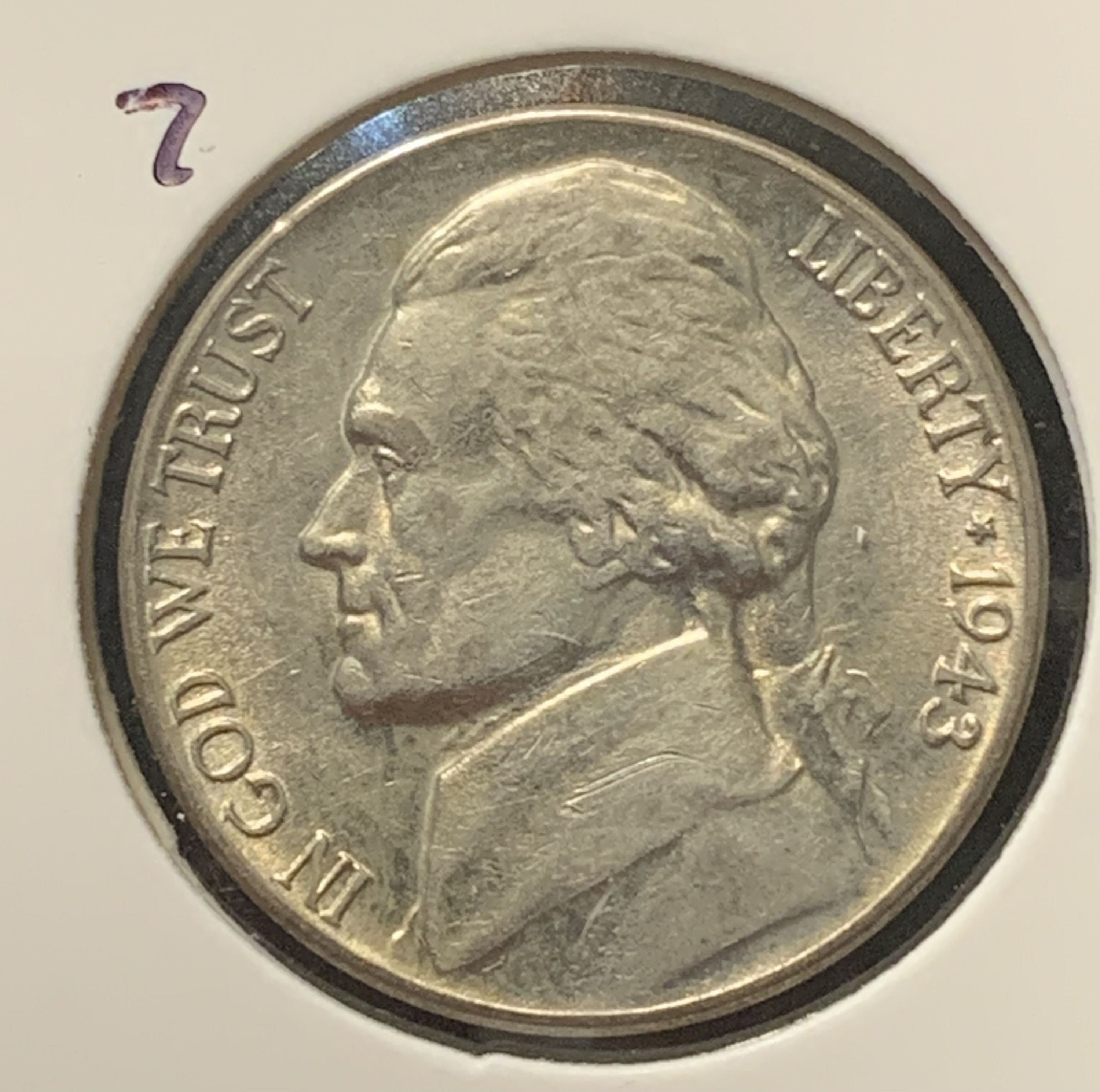 1943-P JEFFERSON NICKEL AU55 BIN 9.25 - For Sale, Buy Now Online