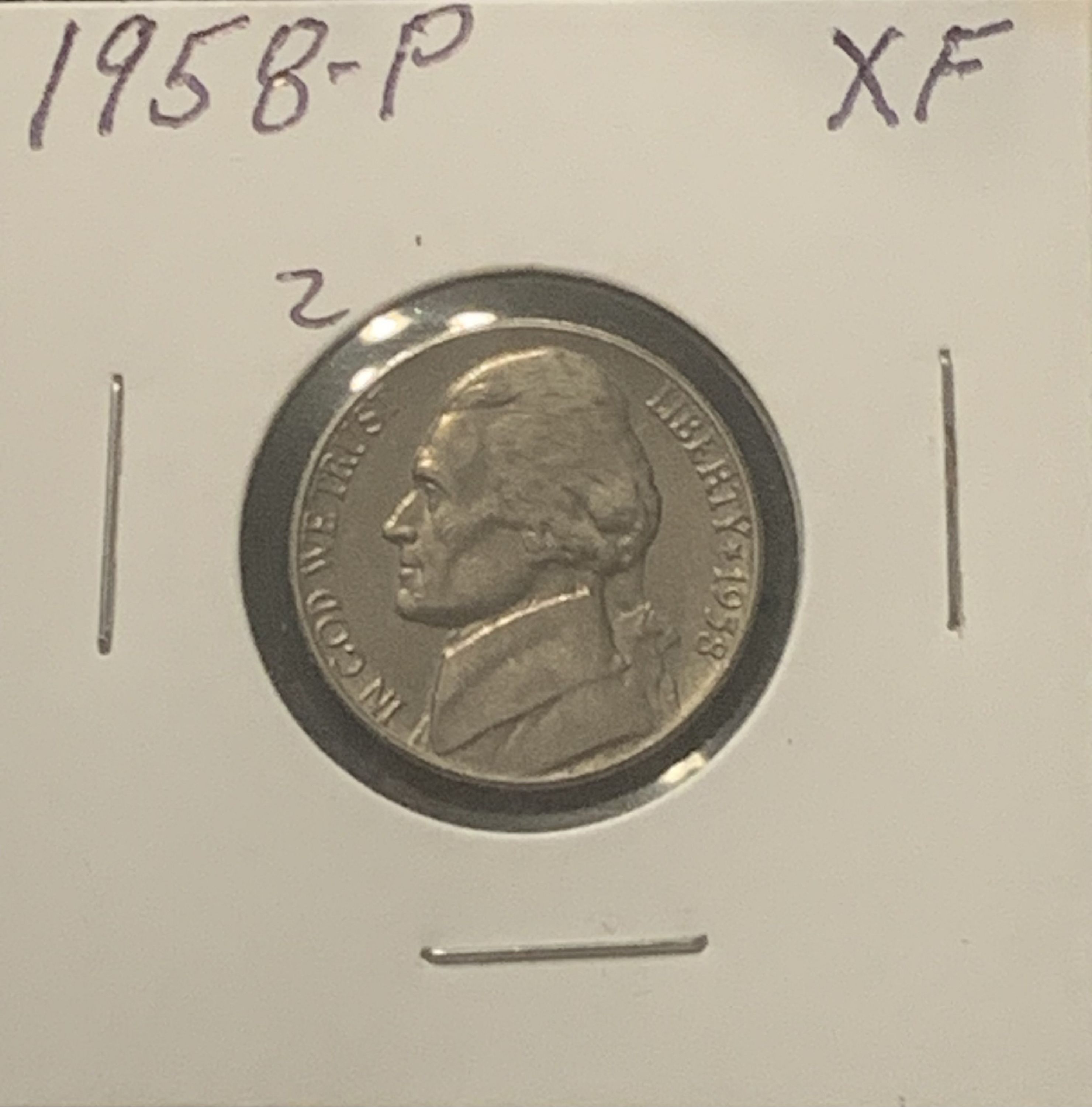 1958 JEFFERSON NICKEL XF COND BIN .40 - For Sale, Buy Now Online