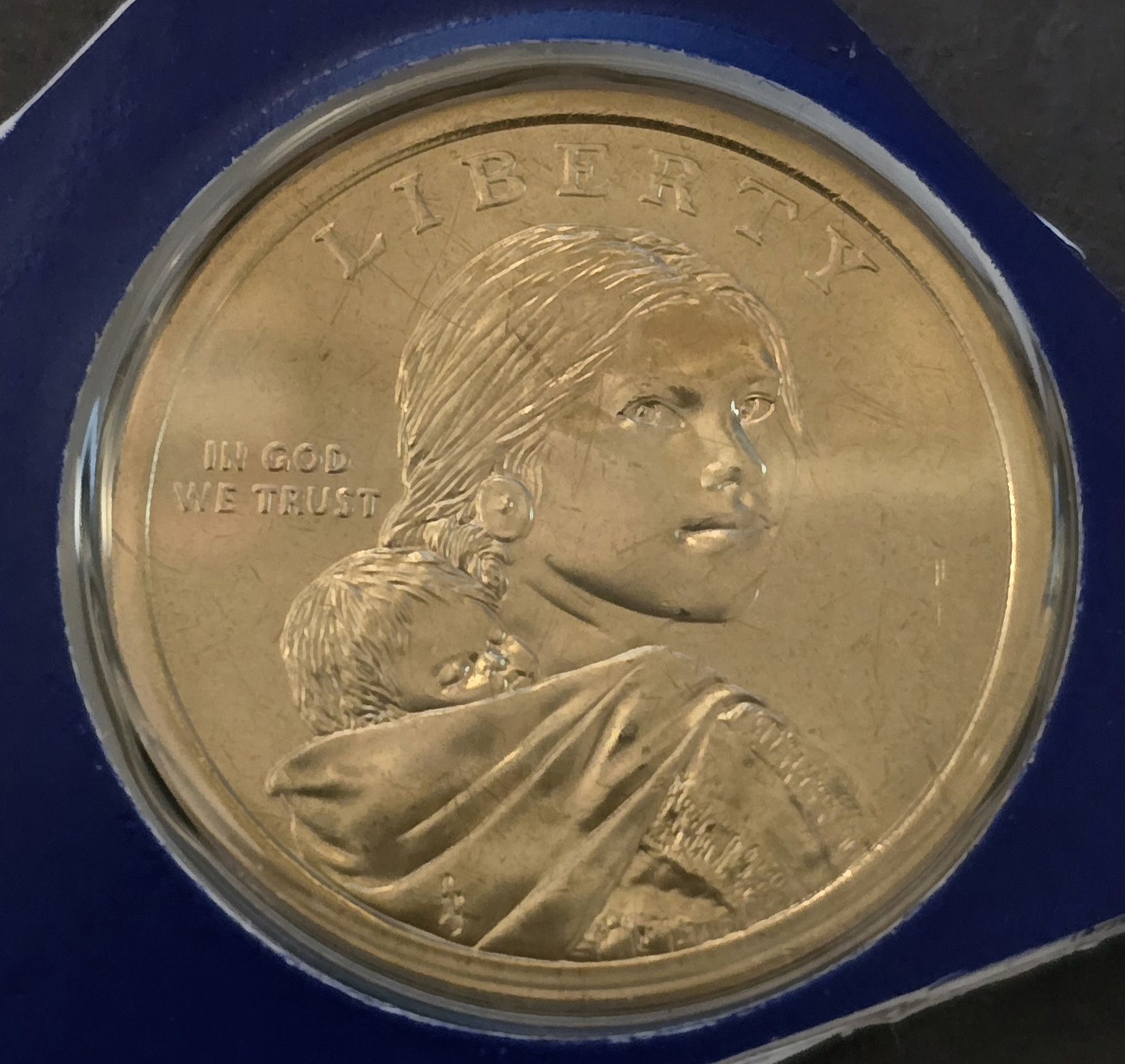 2014-P Native American Dollar - BU in Original Mint Cello (V31