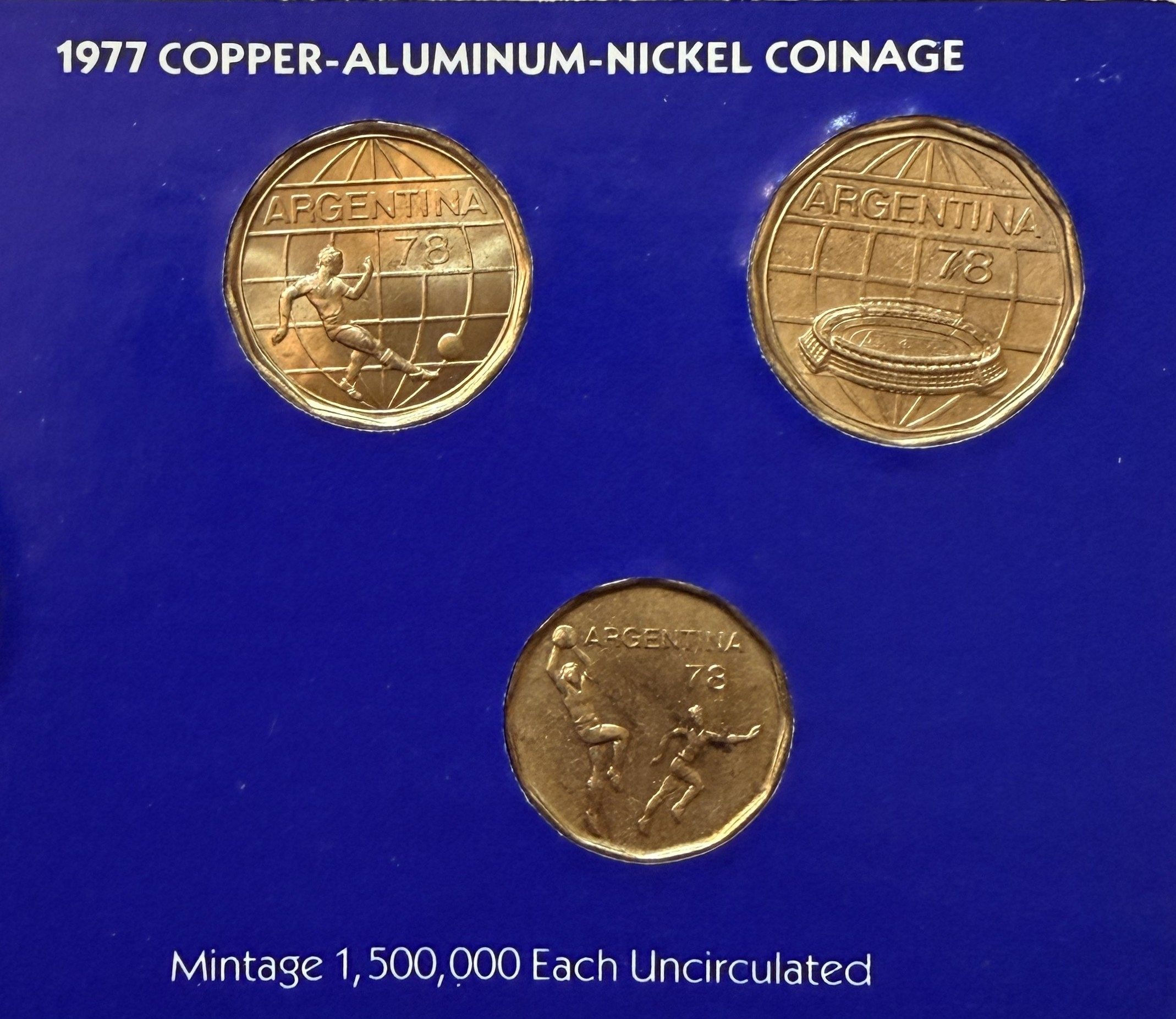 1978 Argentina FIFA World Cup Silver Coin Set - For Sale, Buy Now