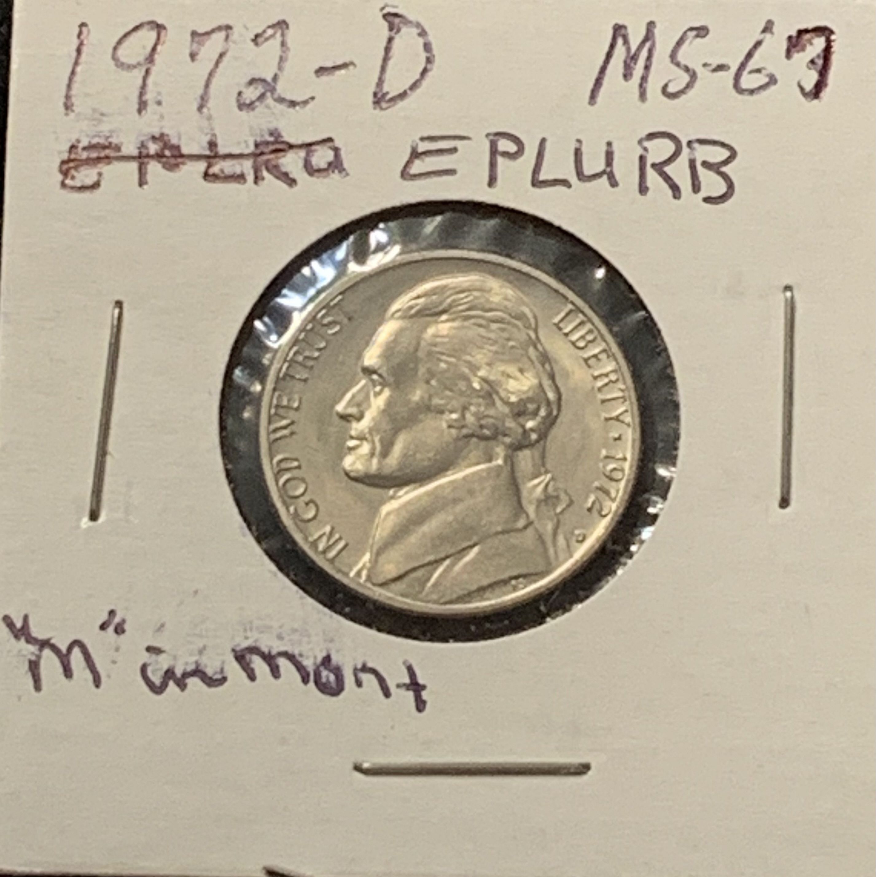 1972-D JEFFERSON NICKEL MS67 BIN 3.00 - For Sale, Buy Now Online