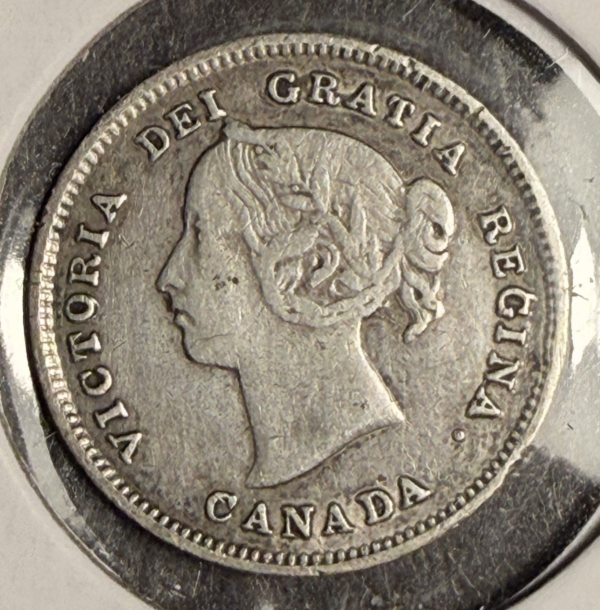 1891 Canadian 5ct Silver, VF. (18592) - For Sale, Buy Now Online