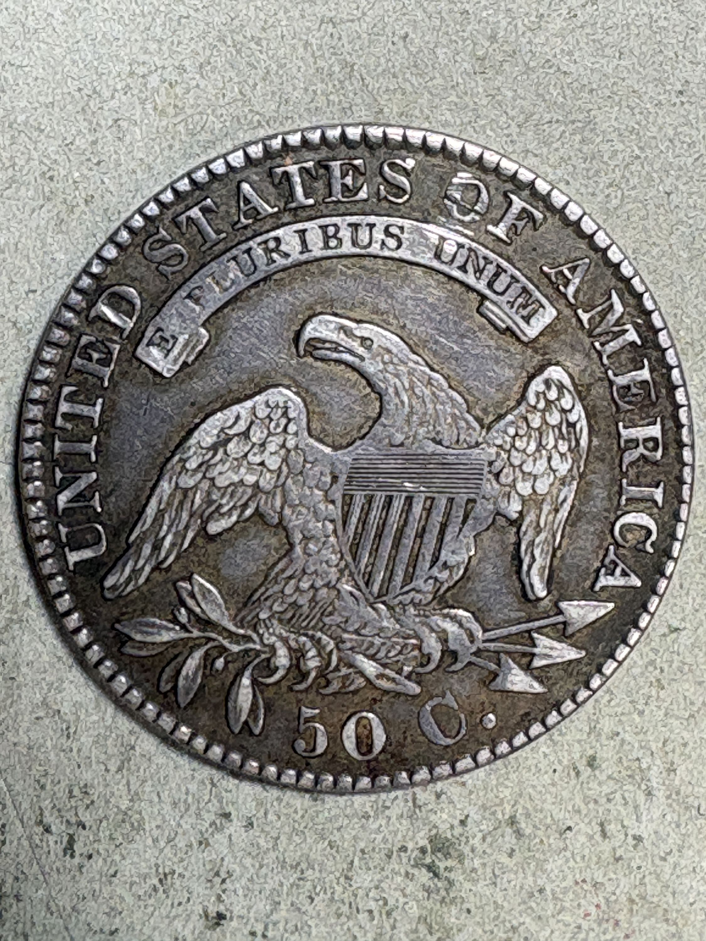 1829 Caopped Bust Half Dollar XF - For Sale, Buy Now Online - Item