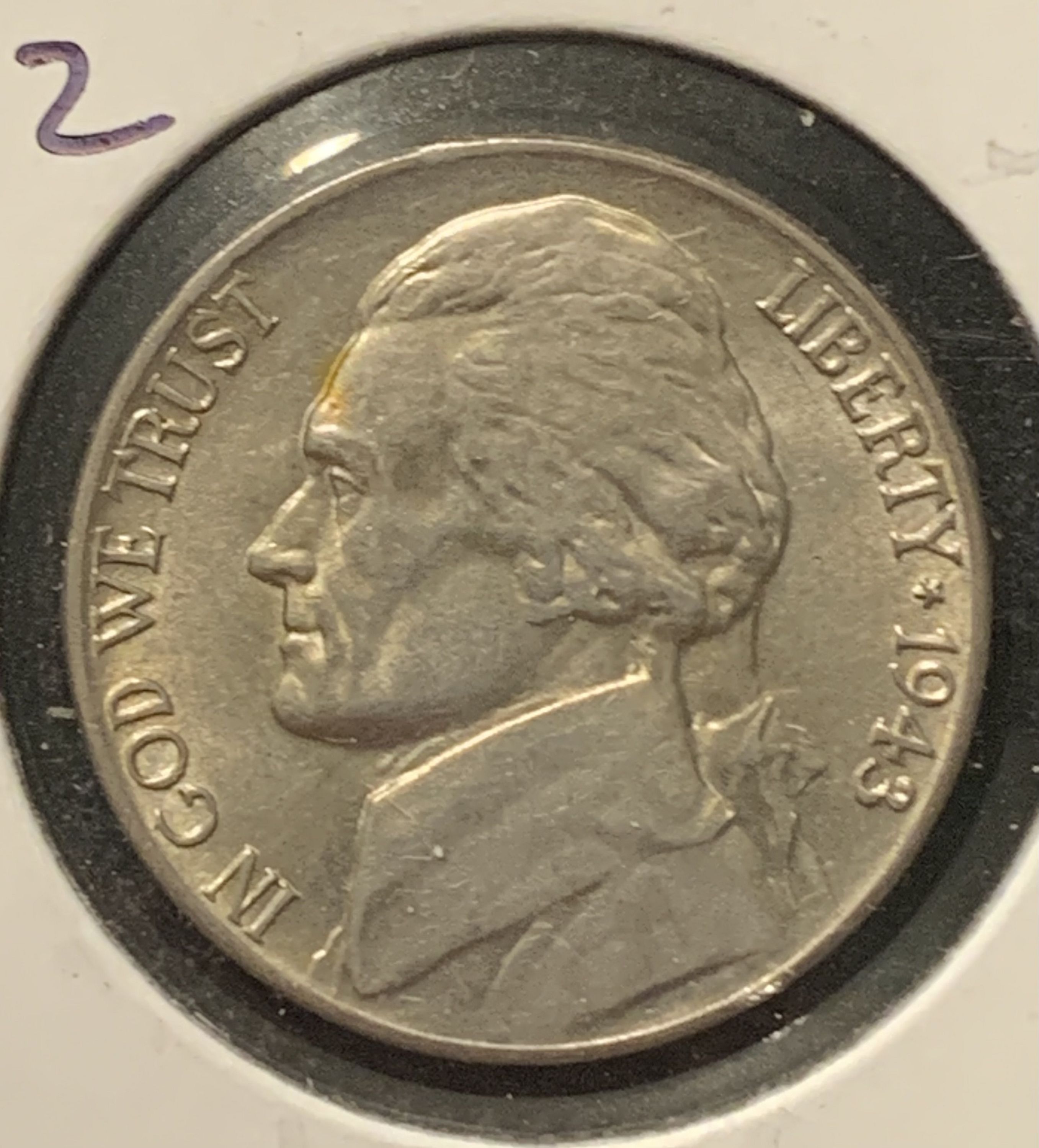 1943-P JEFFERSON NICKEL AU55 BIN 9.25 - For Sale, Buy Now Online