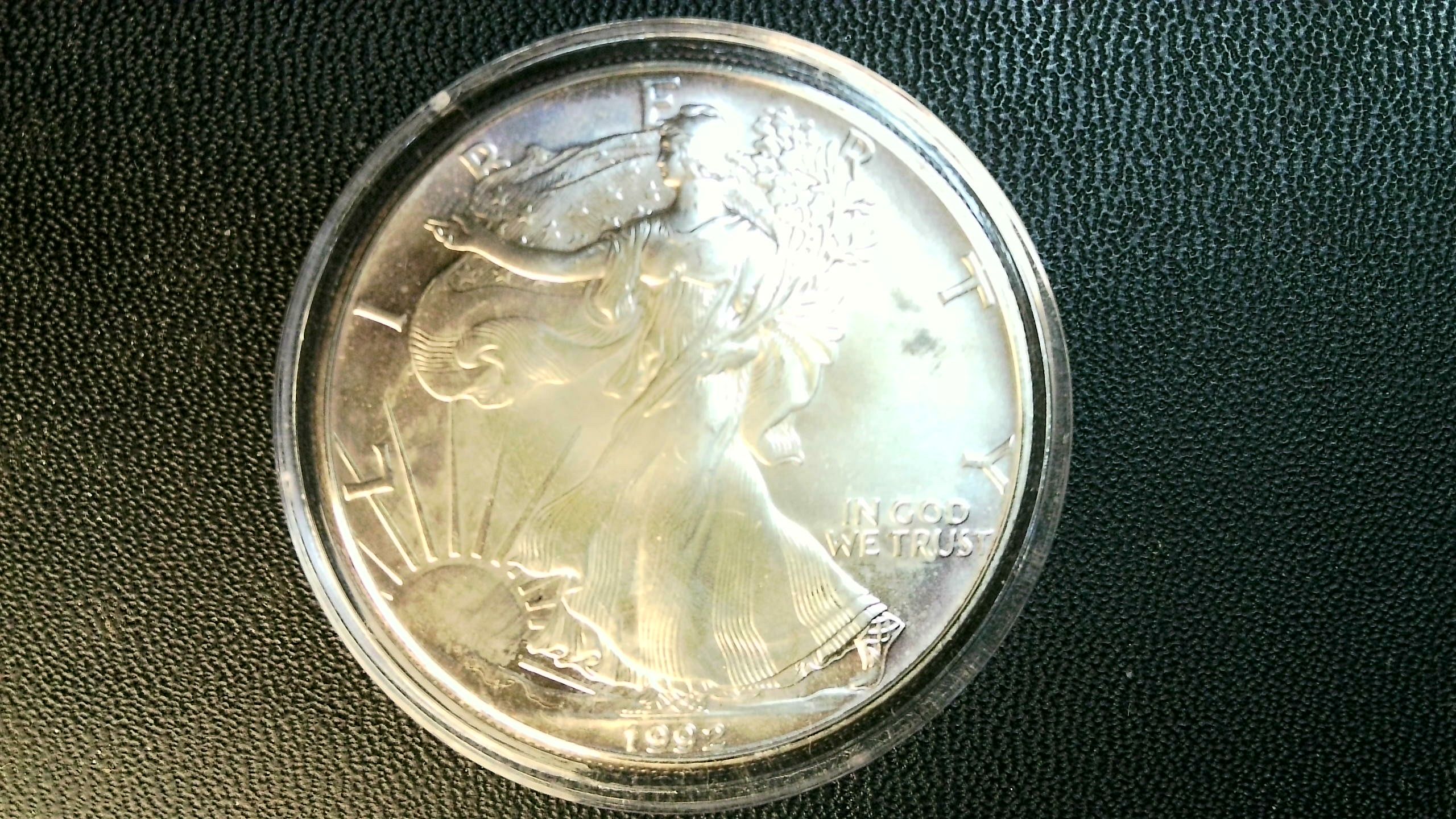 1992 silver eagle 99.9% pure – For Sale – Buy It Now – Item