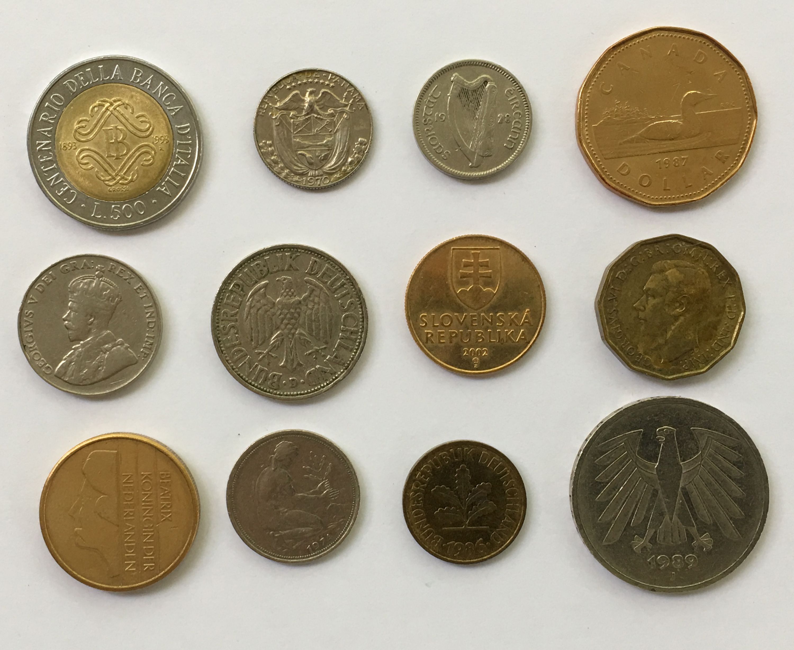 Foreign World Coins Set 5 12 Coins For Sale Buy Now Online Item 