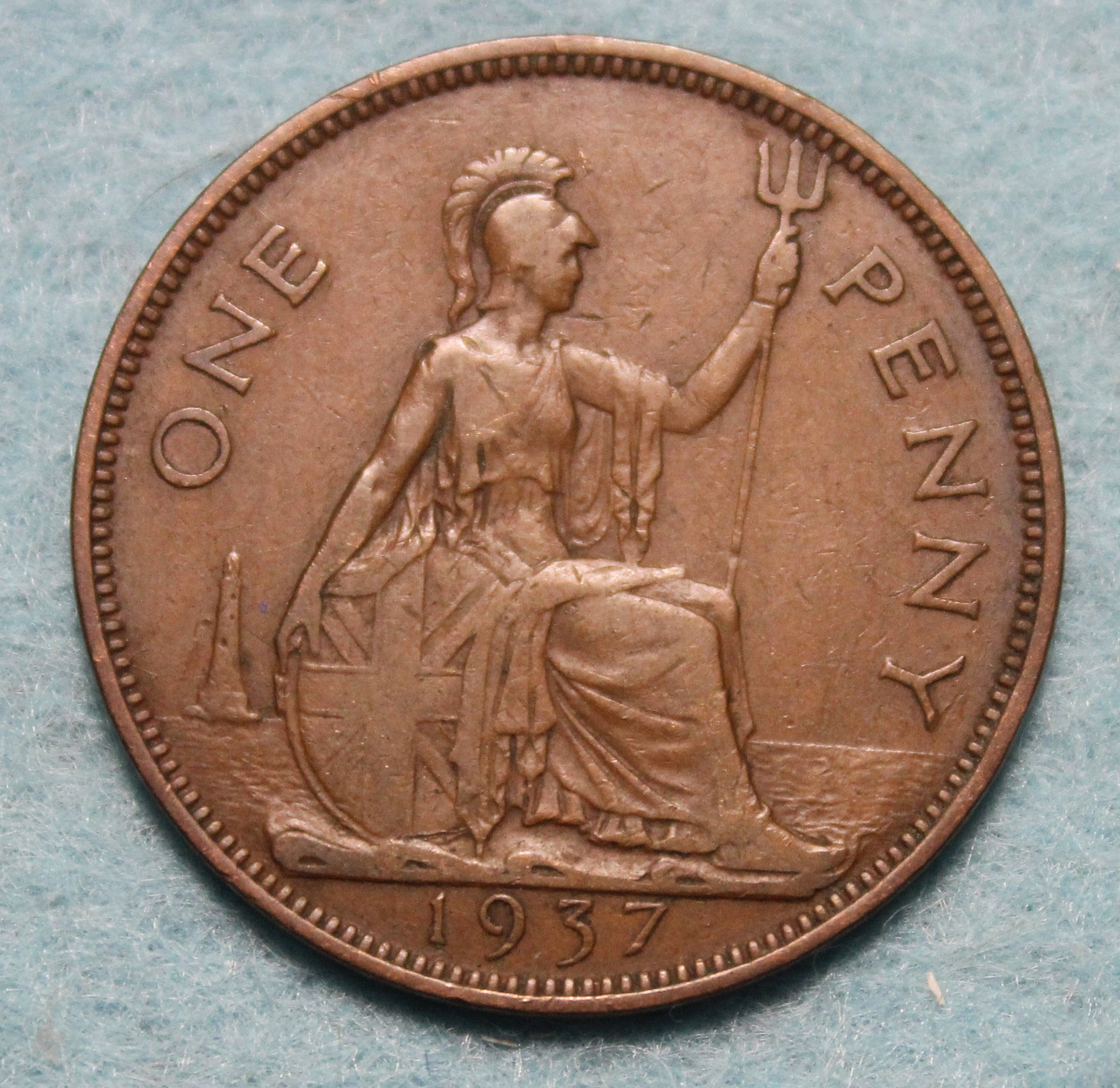Great Britain 1937 penny For Sale, Buy Now Online Item