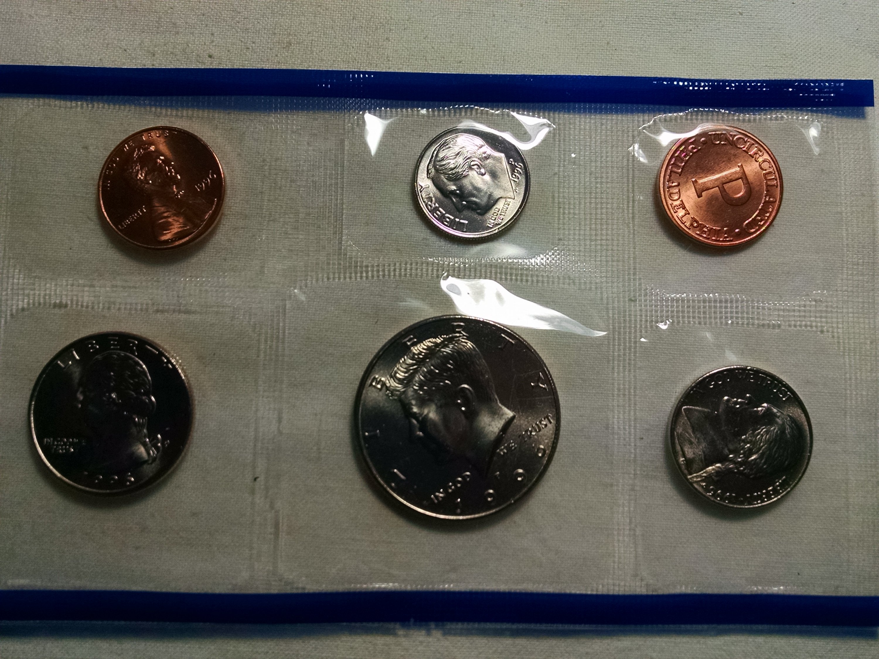 MINT w//50th W mint dime MINT SETS Produced BY U.S 1996 U.S