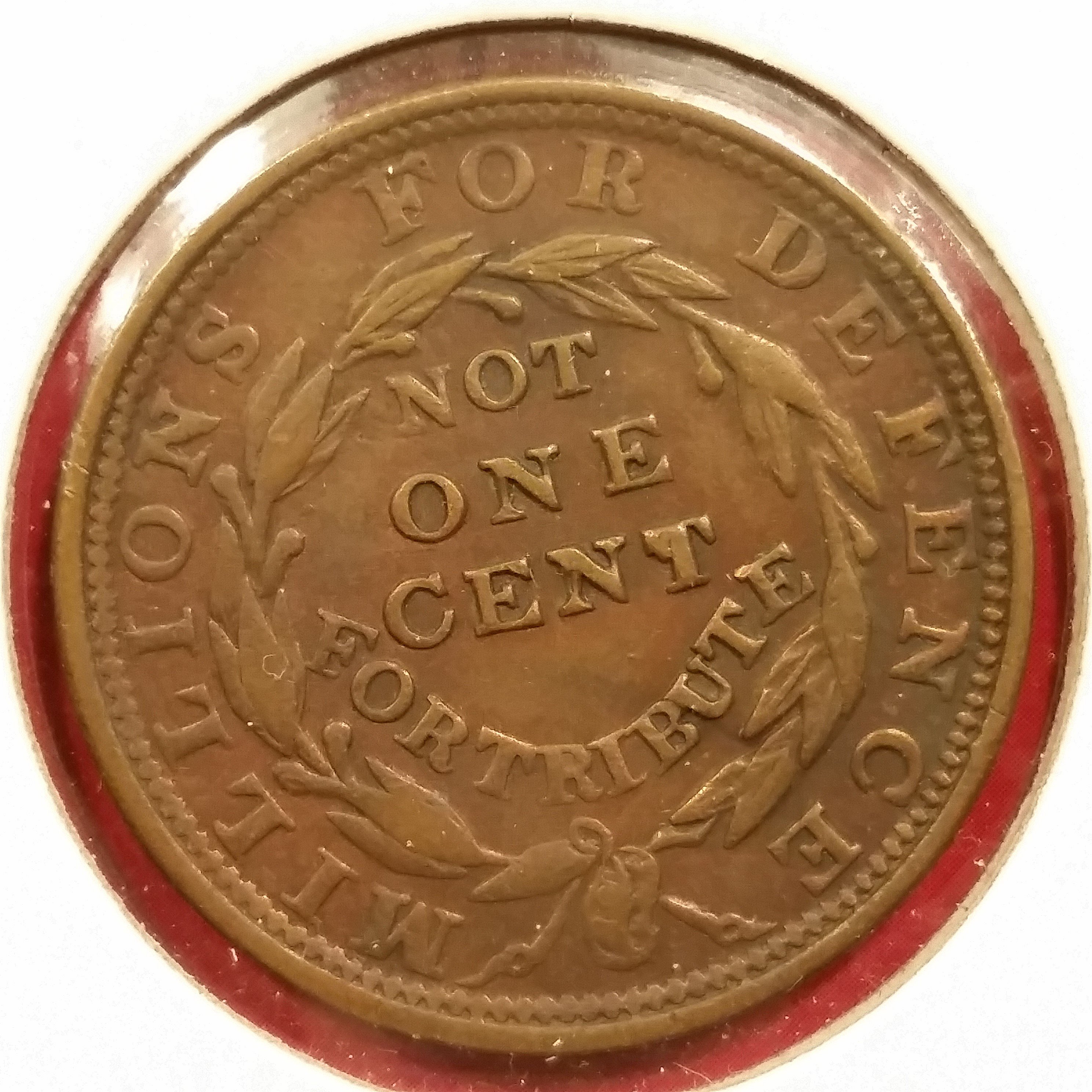 Hard Times Token - MERCHANTS EXCHANGE WALL ST. N. YORK BUILT 1827