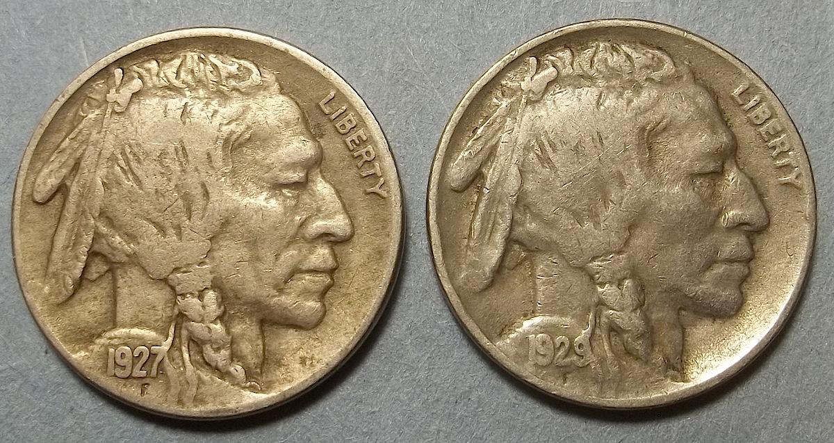 2 Buffalo Nickels LOT BNf4 For Sale, Buy Now Online