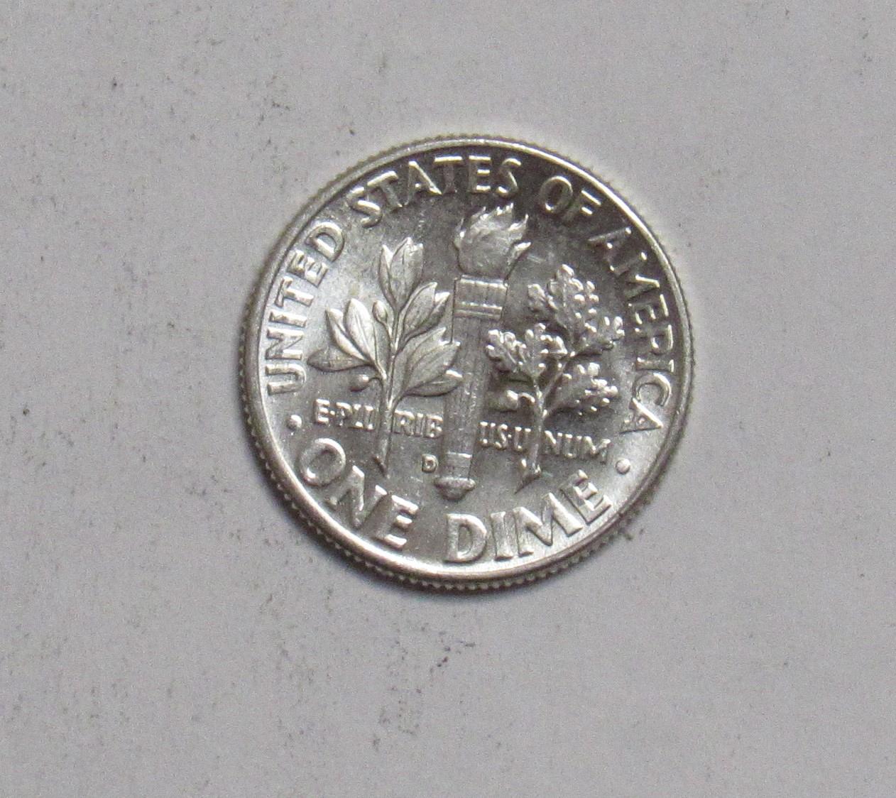1963 Roosevelt Dime BU uncirculated gem!