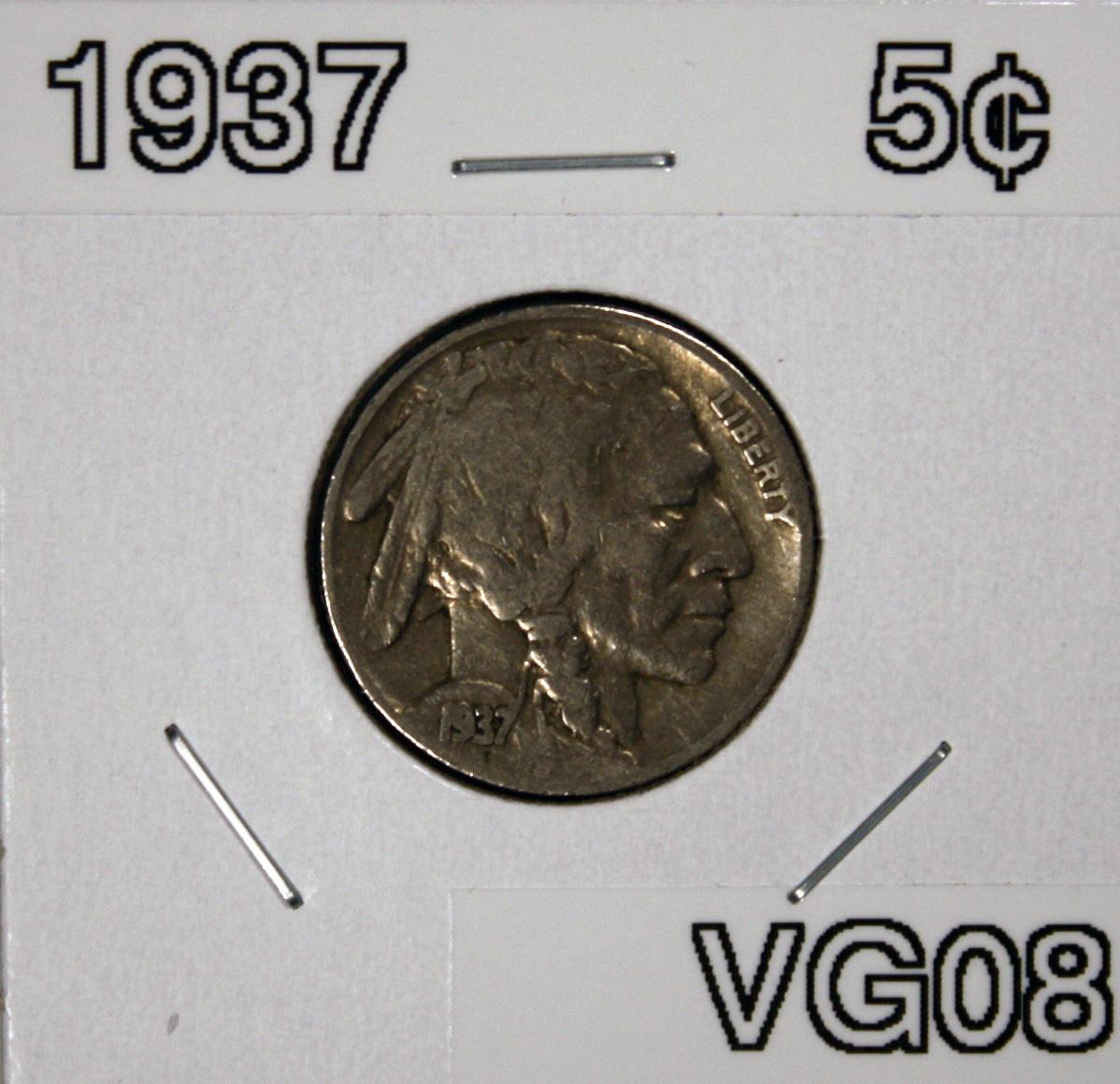 1937 Buffalo Nickel - For Sale, Buy Now Online - Item #275527
