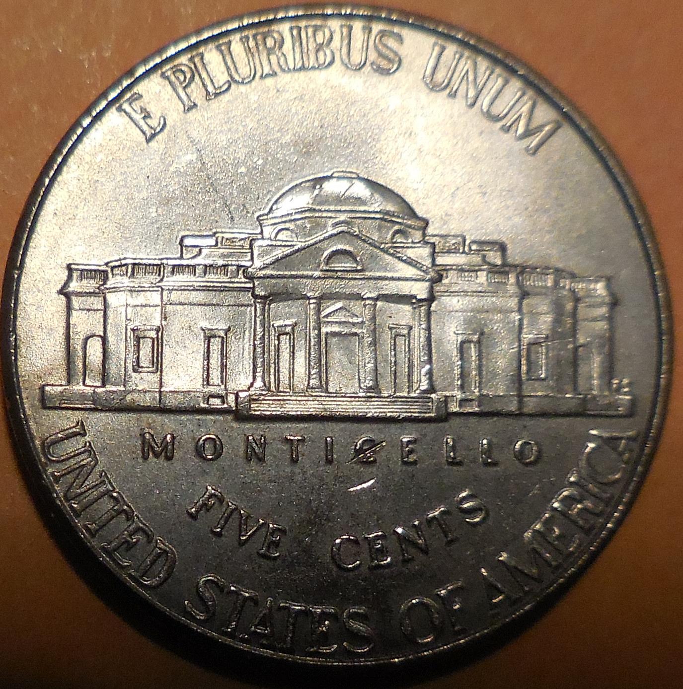 2016-P Jefferson Nickel Die Error - For Sale, Buy Now Online - Item #291657