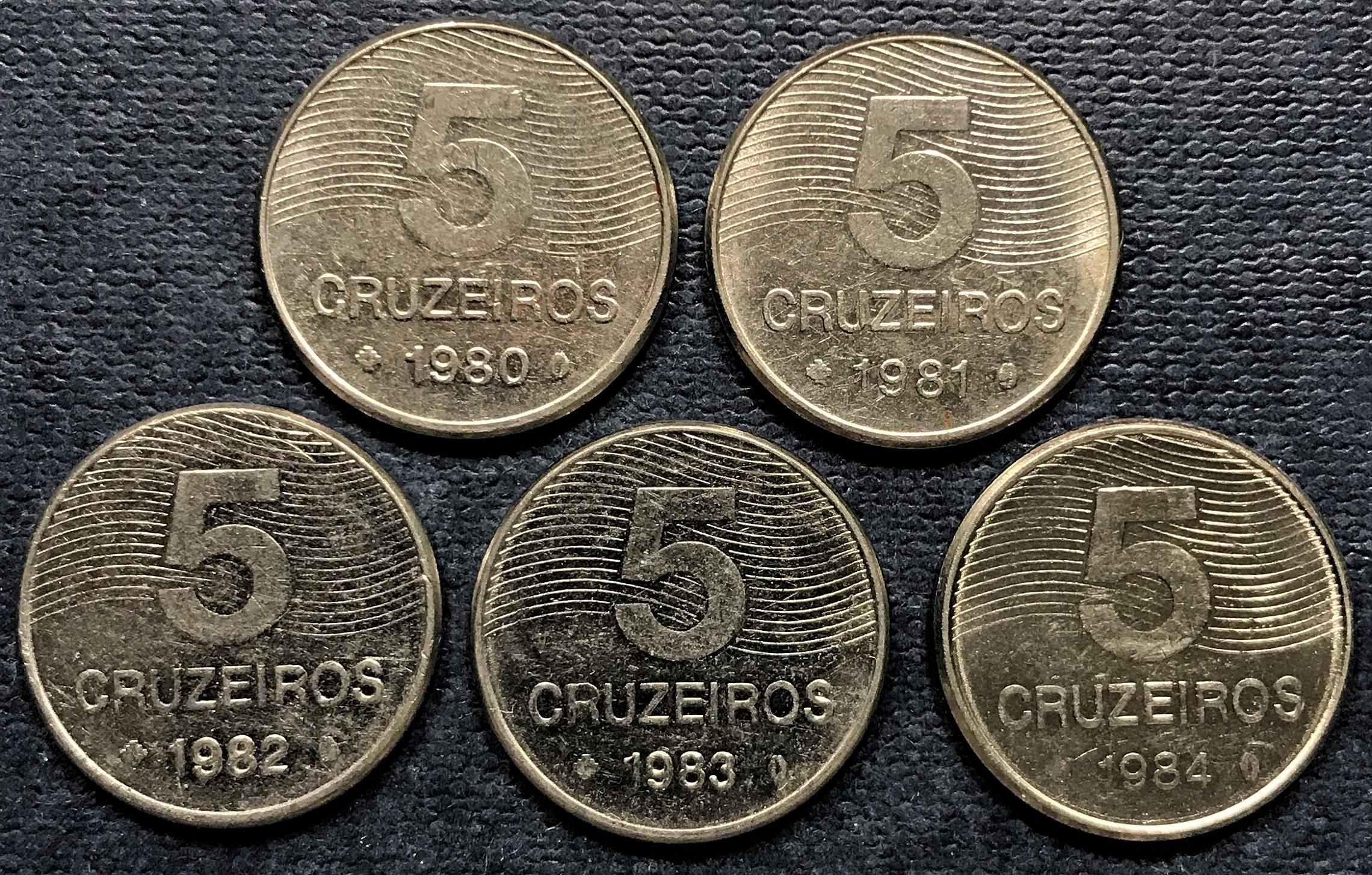 Quanto Vale Uma Moeda De 5 Cruzeiros De 1980