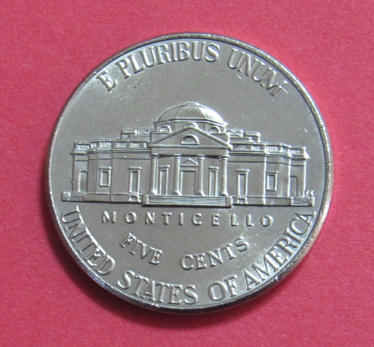 Jefferson Nickel 2019-P 5 Cents