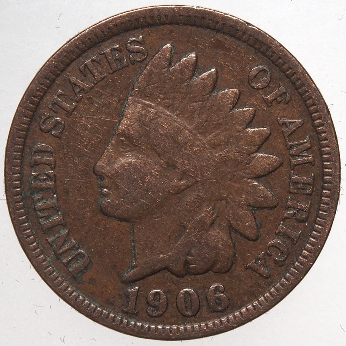 1906 P Indian Head Cent #63 - For Sale, Buy Now Online - Item #336268