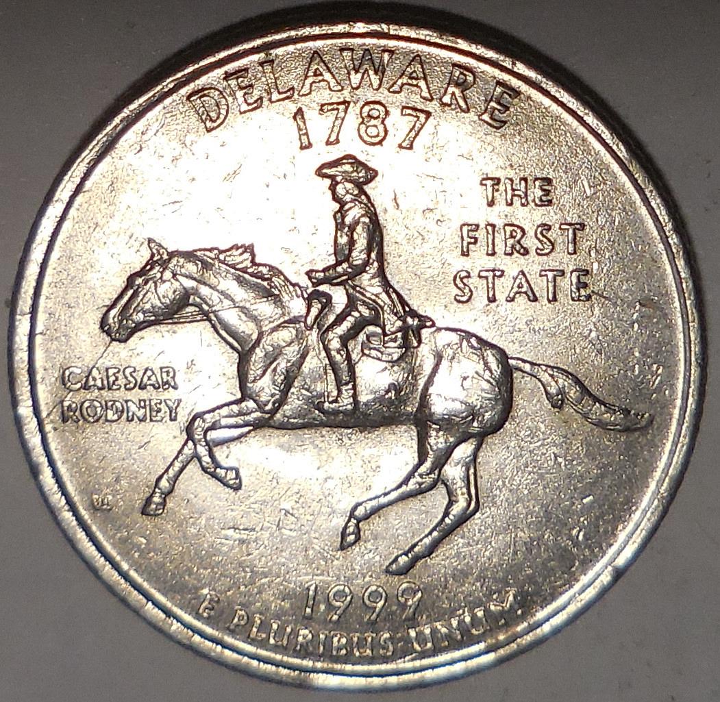 1999P Quarter Spitting Horse AND Spike Head Die Crack Errors For