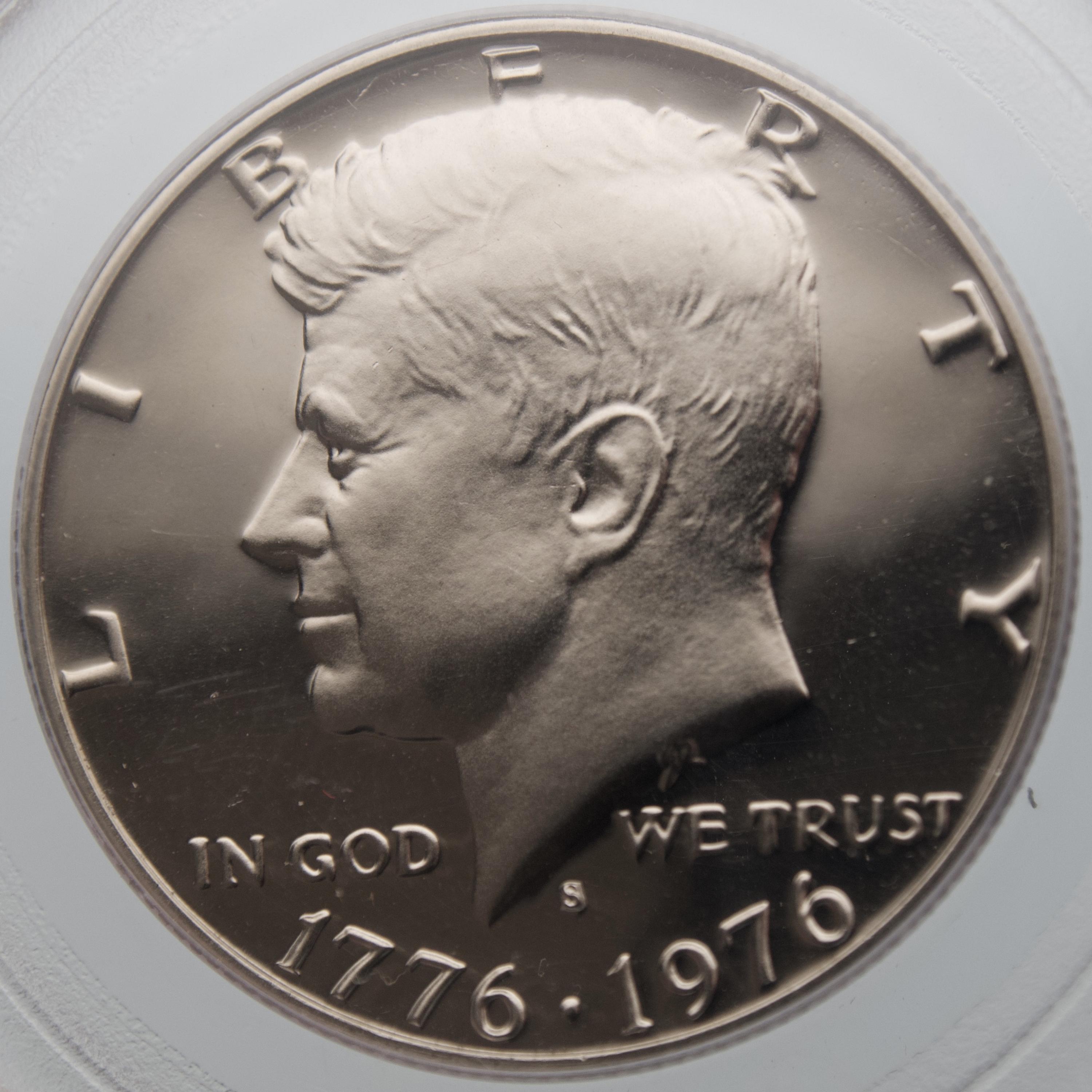 1976 S KENNEDY CLAD HALF DOLLAR PCGS DCAM69 For Sale Buy Now Online 
