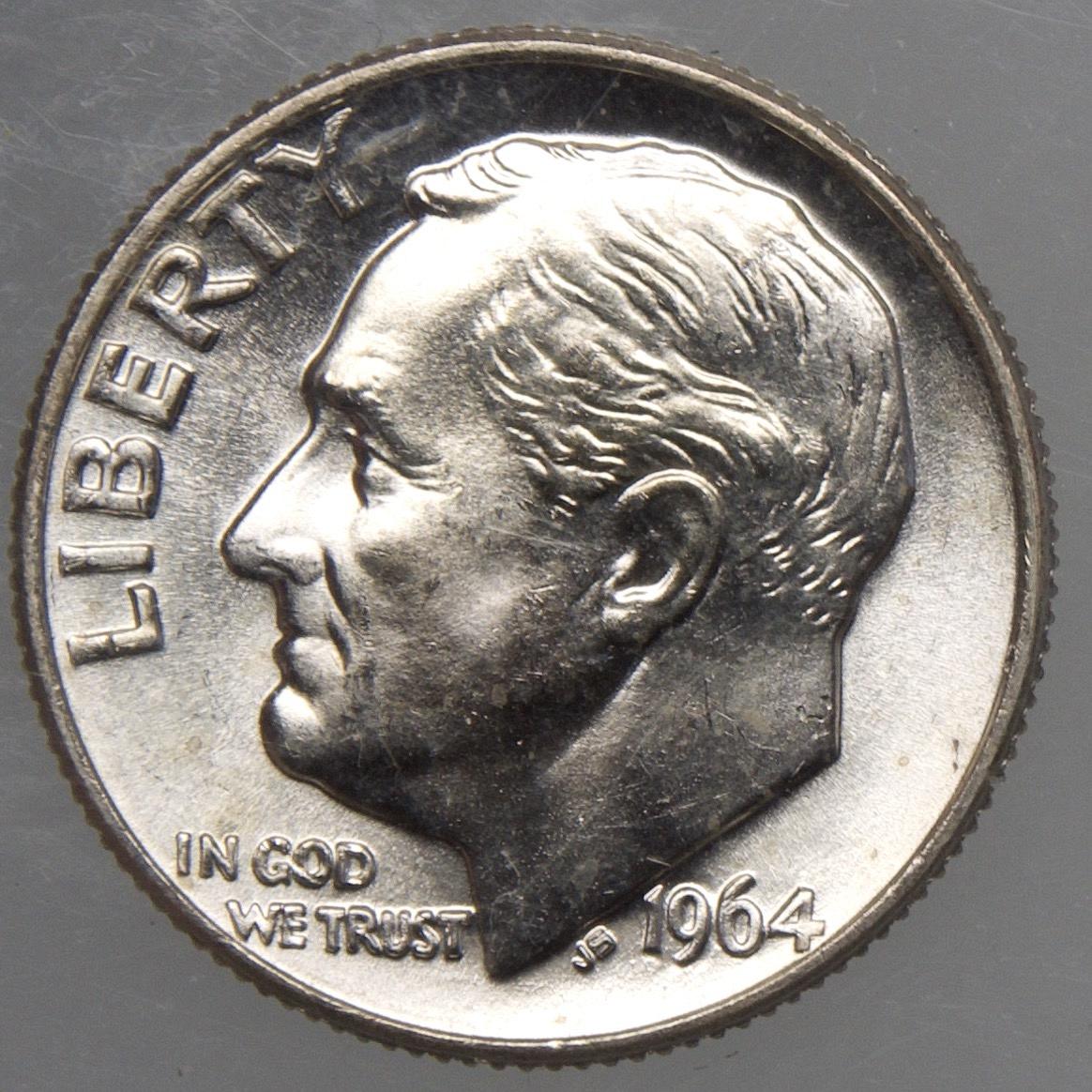 1964 P Roosevelt Dime 11 For Sale, Buy Now Online Item 356218
