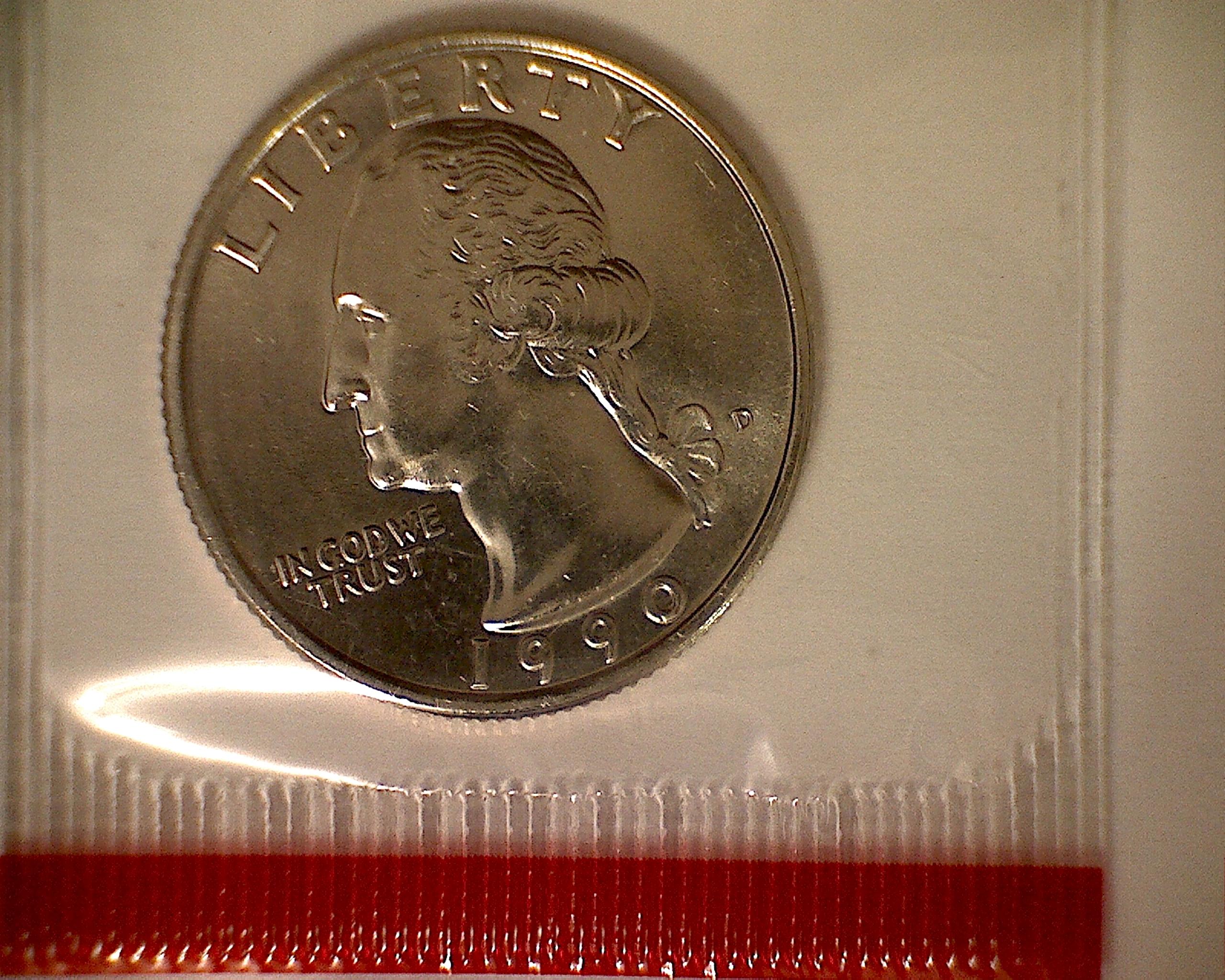 1990 D WASHINGTON QUARTER For Sale, Buy Now Online Item 357448
