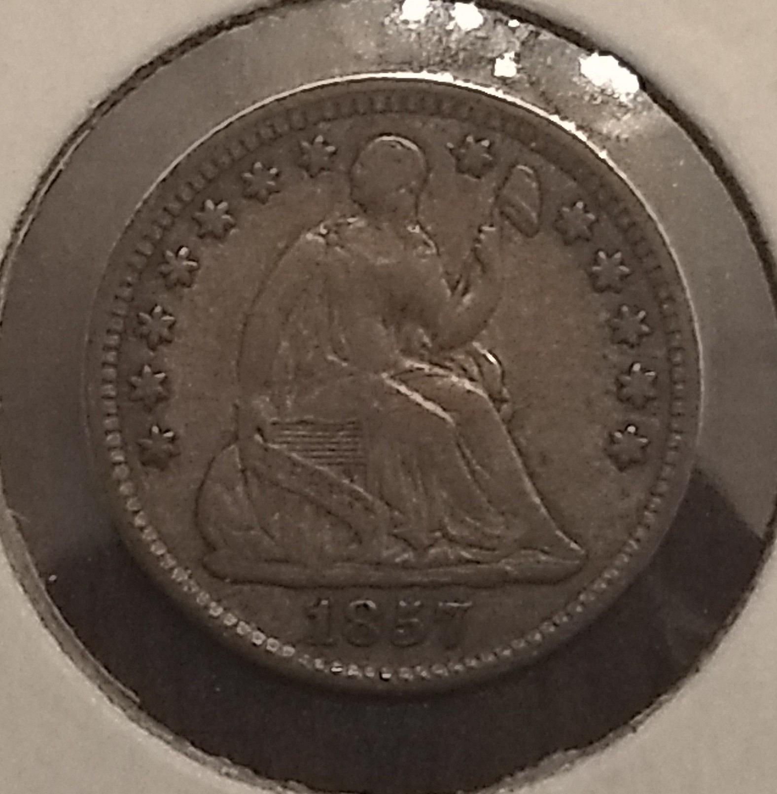 1857 Half dime For Sale Buy Now Online Item 360009 1857-half-dime-for-sale-buy-now-online-item-360009