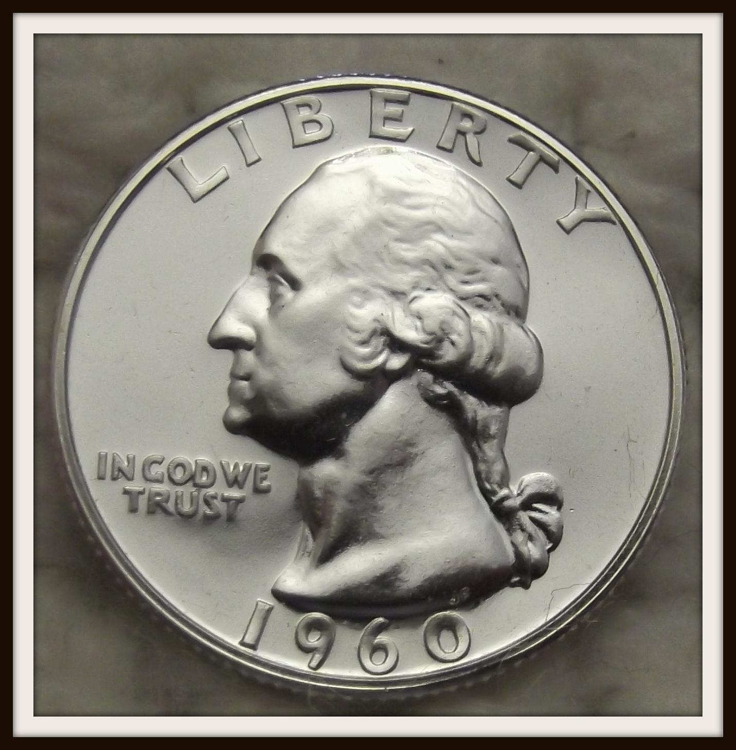 1960 25C Washington Silver Proof Quarter For Sale, Buy Now Online
