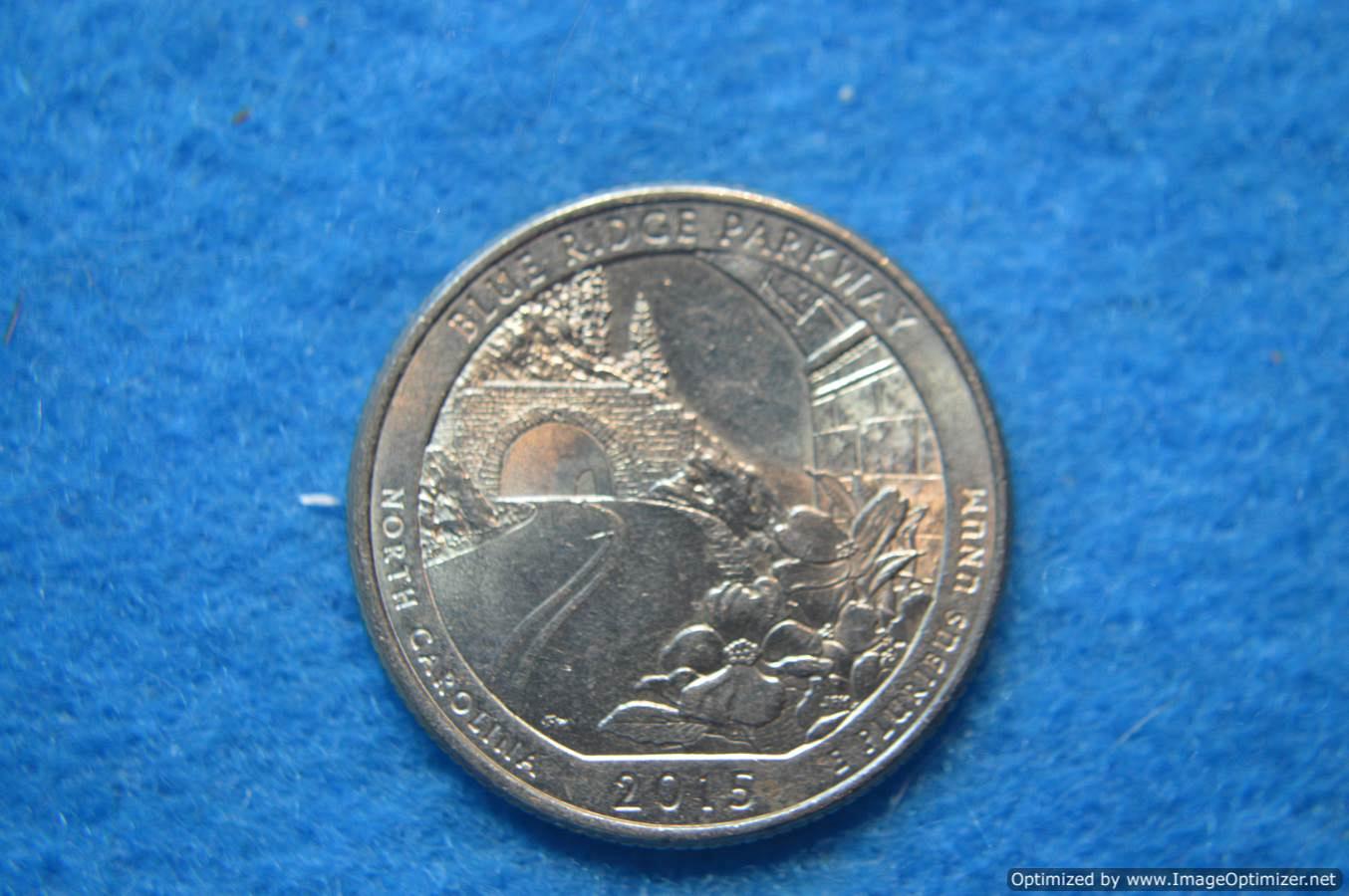 2015 P Blue Ridge Parkway America The Beautiful Quarters For Sale