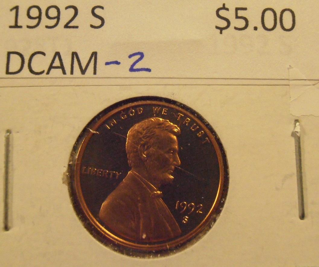 1992 S DCAM Lincoln Cent, (1992S DCAM-2) - For Sale, Buy Now Online