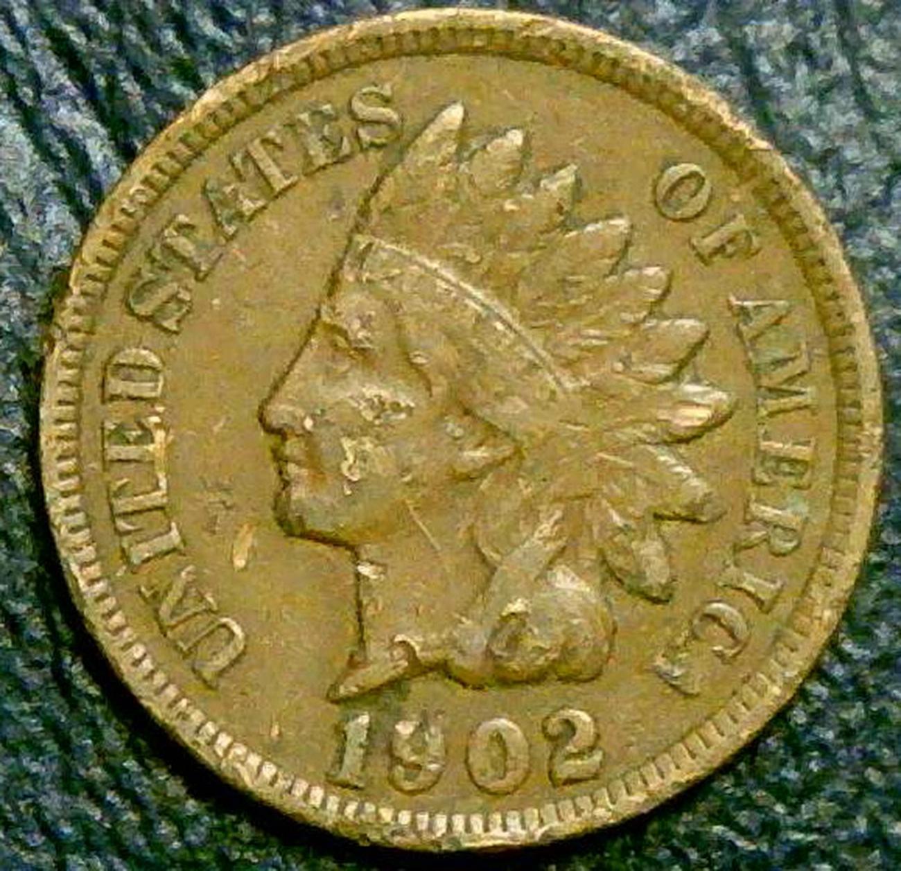 1902 Indian Head Cent Bronze Composite Penny. V1P10R1 - For Sale, Buy ...