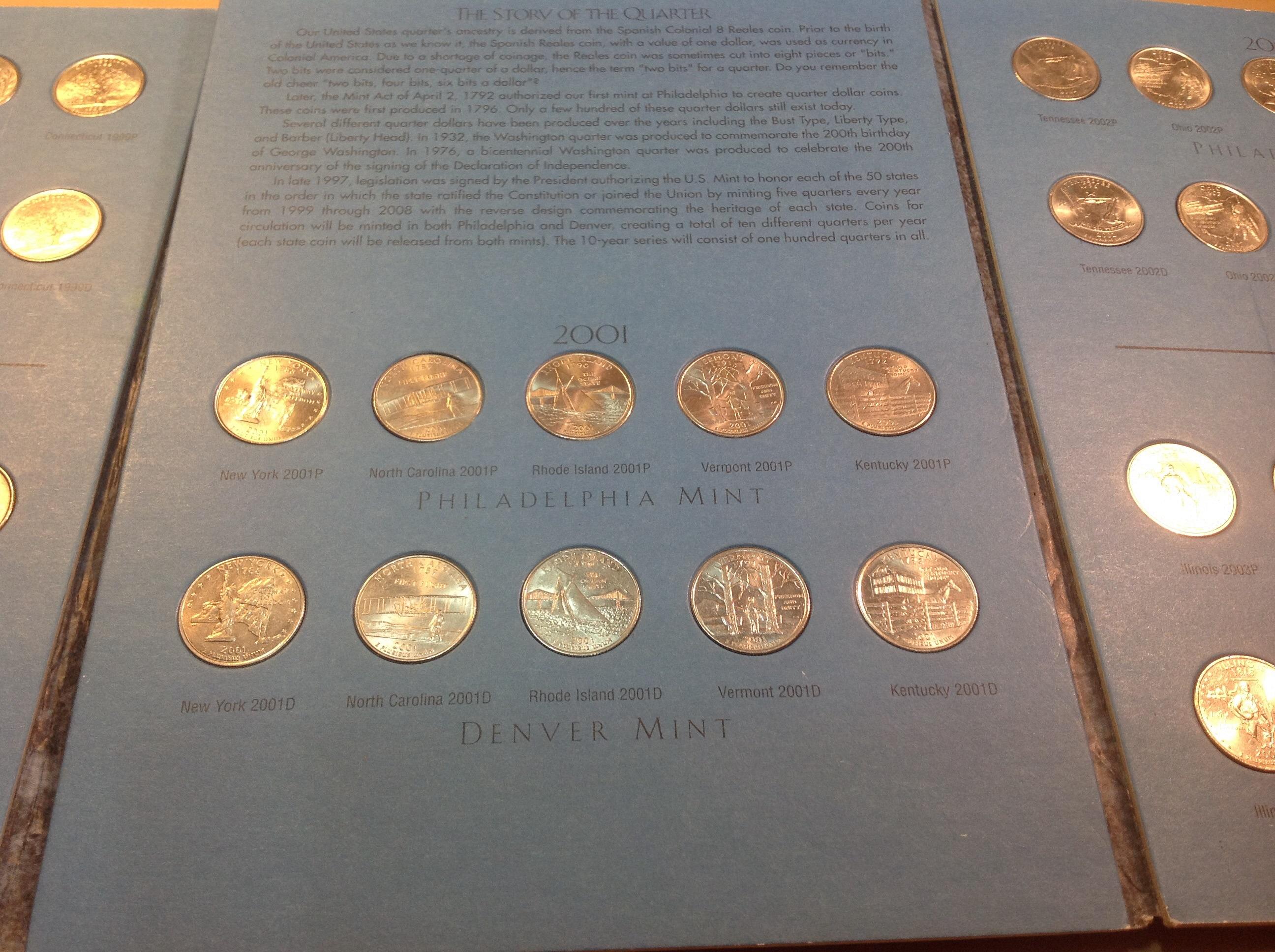 Washington Quarters State Collection Volume 1 For Sale, Buy Now